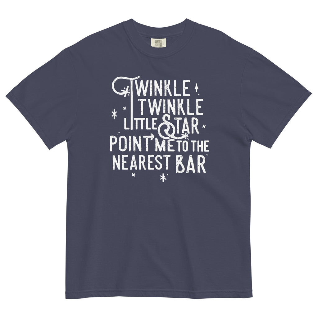 Point Me To The Nearest Bar Men's Relaxed Fit - Adult & Kids T-Shirts, Sweatshirts & Hoodies apparel design preview 1