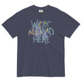 We're All Mad Here Men's Relaxed Fit - Adult & Kids T-Shirts, Sweatshirts & Hoodies apparel design preview 1