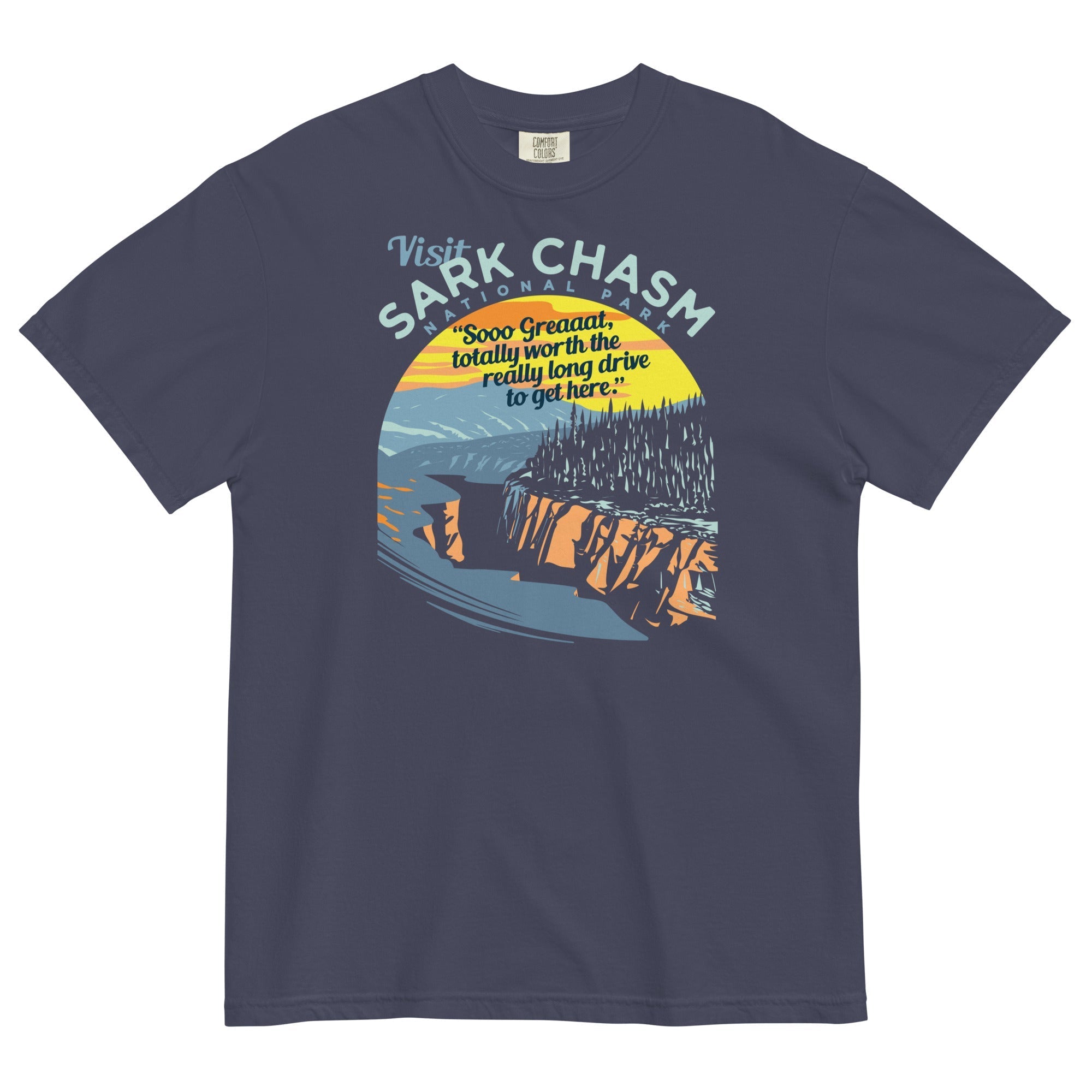 Visit Sark Chasm Men's Relaxed Fit - Adult & Kids T-Shirts, Sweatshirts & Hoodies apparel design preview 1
