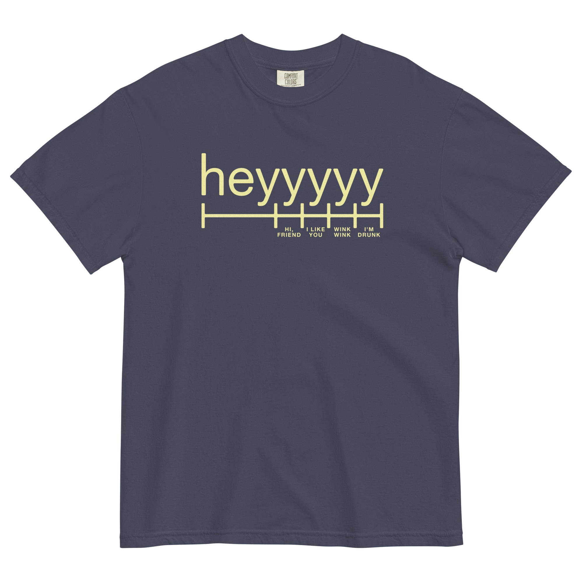 Heyyyyy Men's Relaxed Fit - Adult & Kids T-Shirts, Sweatshirts & Hoodies apparel design preview 1