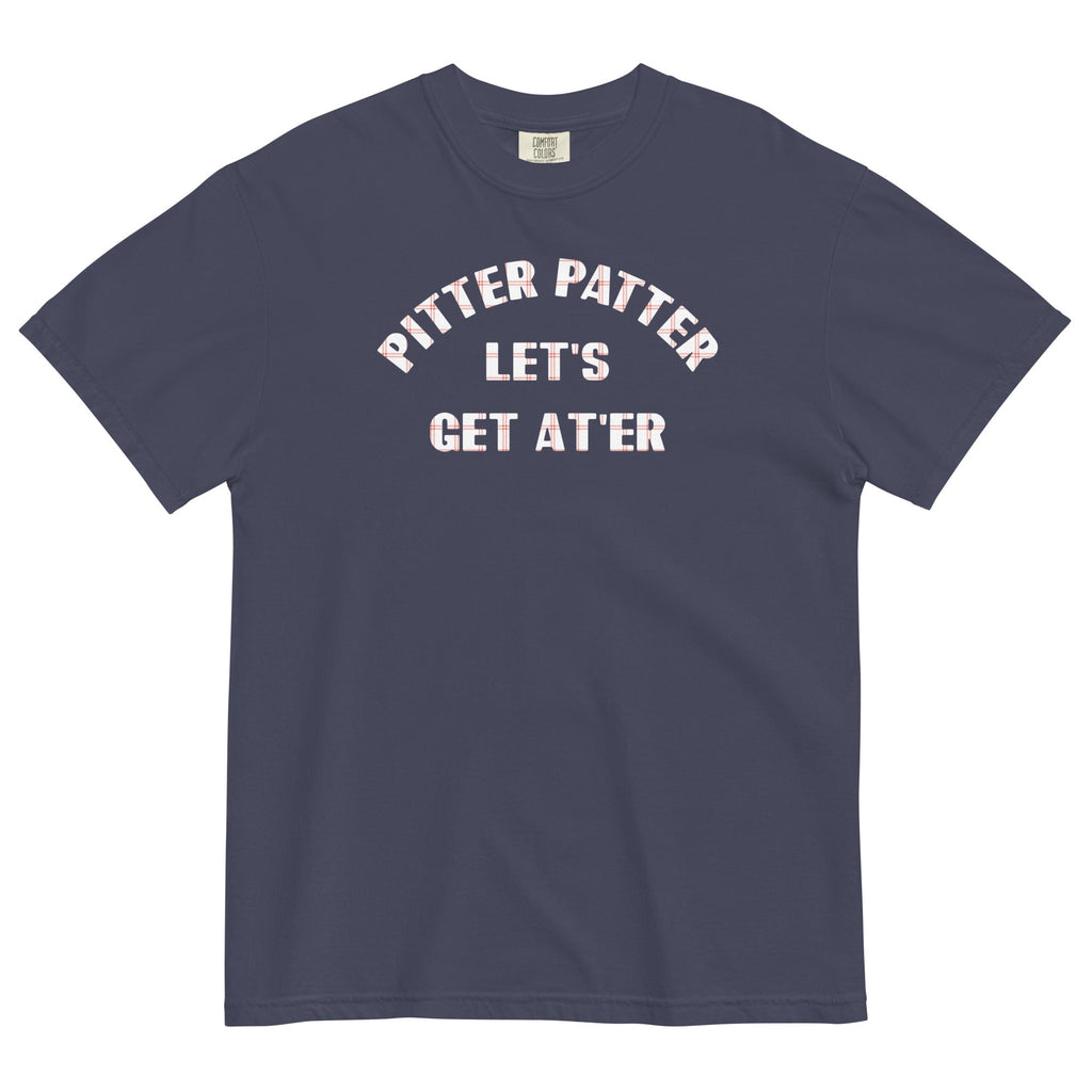 Pitter Patter Let's Get At'er Men's Relaxed Fit - Adult & Kids T-Shirts, Sweatshirts & Hoodies apparel design preview 1