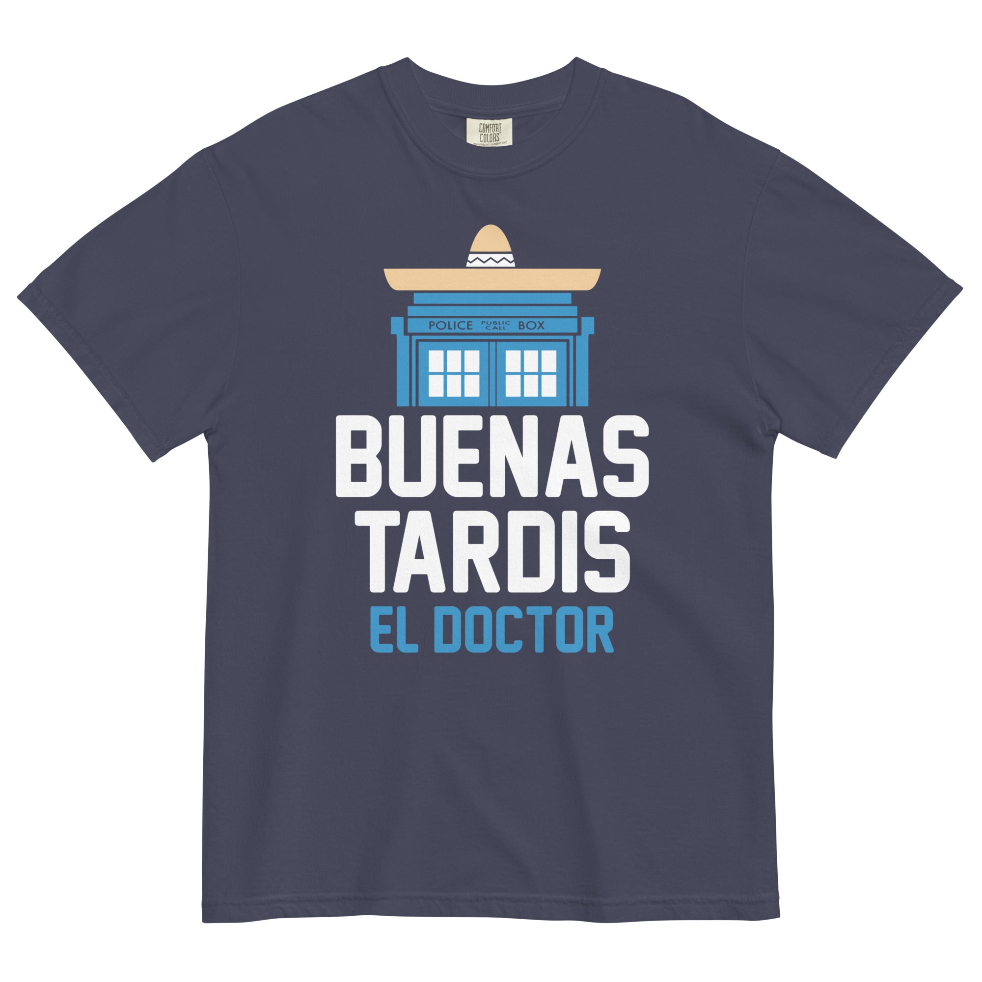 Buenas Tardis Men's Relaxed Fit - Adult & Kids T-Shirts, Sweatshirts & Hoodies apparel design preview 1