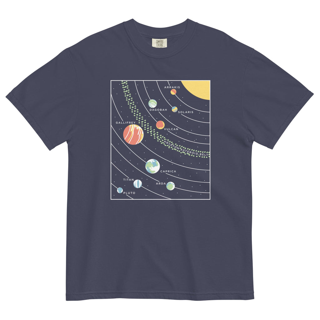 9 Planets Men's Relaxed Fit - Adult & Kids T-Shirts, Sweatshirts & Hoodies apparel design preview 1