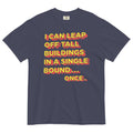 Tall Buildings In A Single Bound Men's Relaxed Fit - Adult & Kids T-Shirts, Sweatshirts & Hoodies apparel design preview 1
