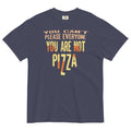 You Are Not Pizza Men's Relaxed Fit - Adult & Kids T-Shirts, Sweatshirts & Hoodies apparel design preview 1