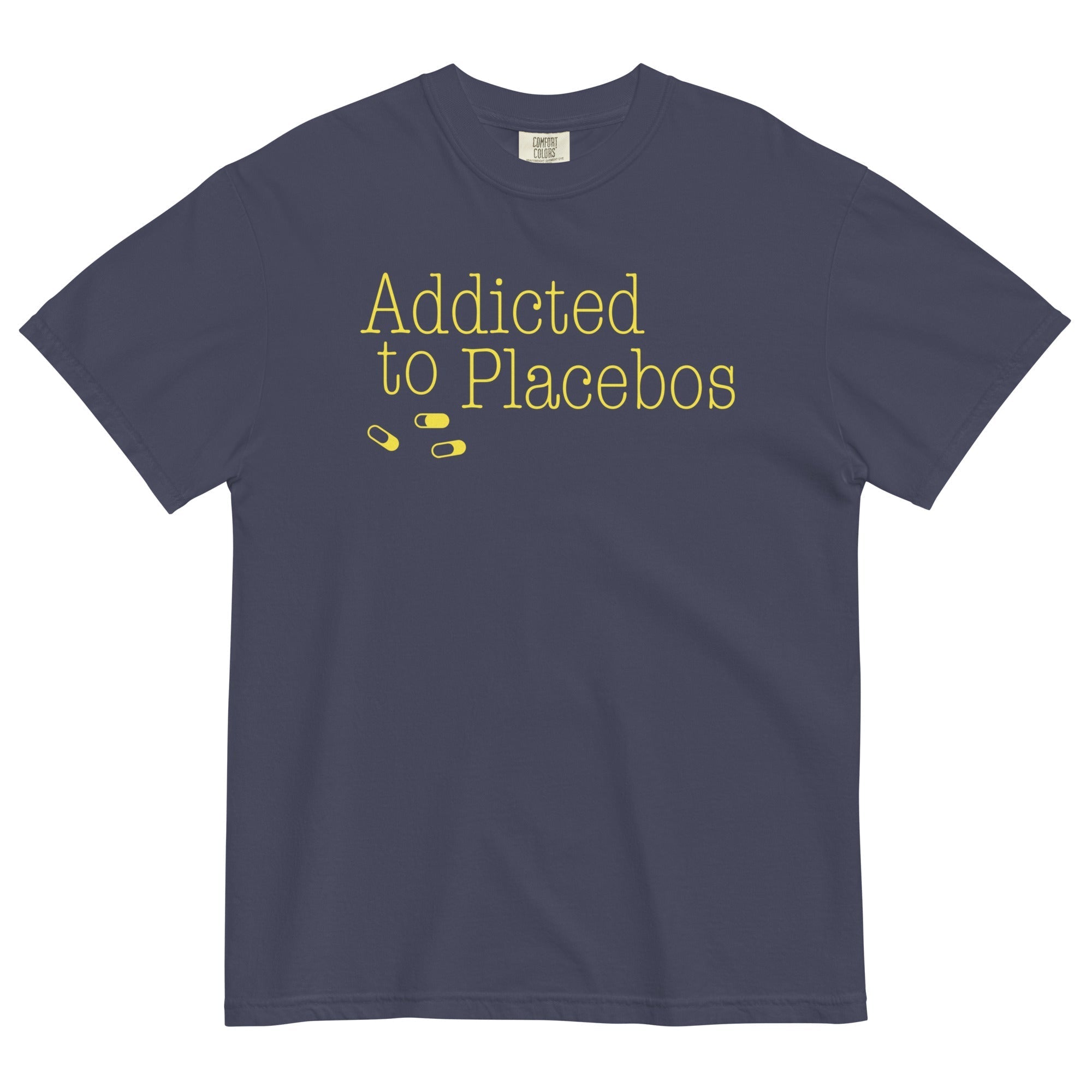 Addicted To Placebos Men's Relaxed Fit - Adult & Kids T-Shirts, Sweatshirts & Hoodies apparel design preview 1