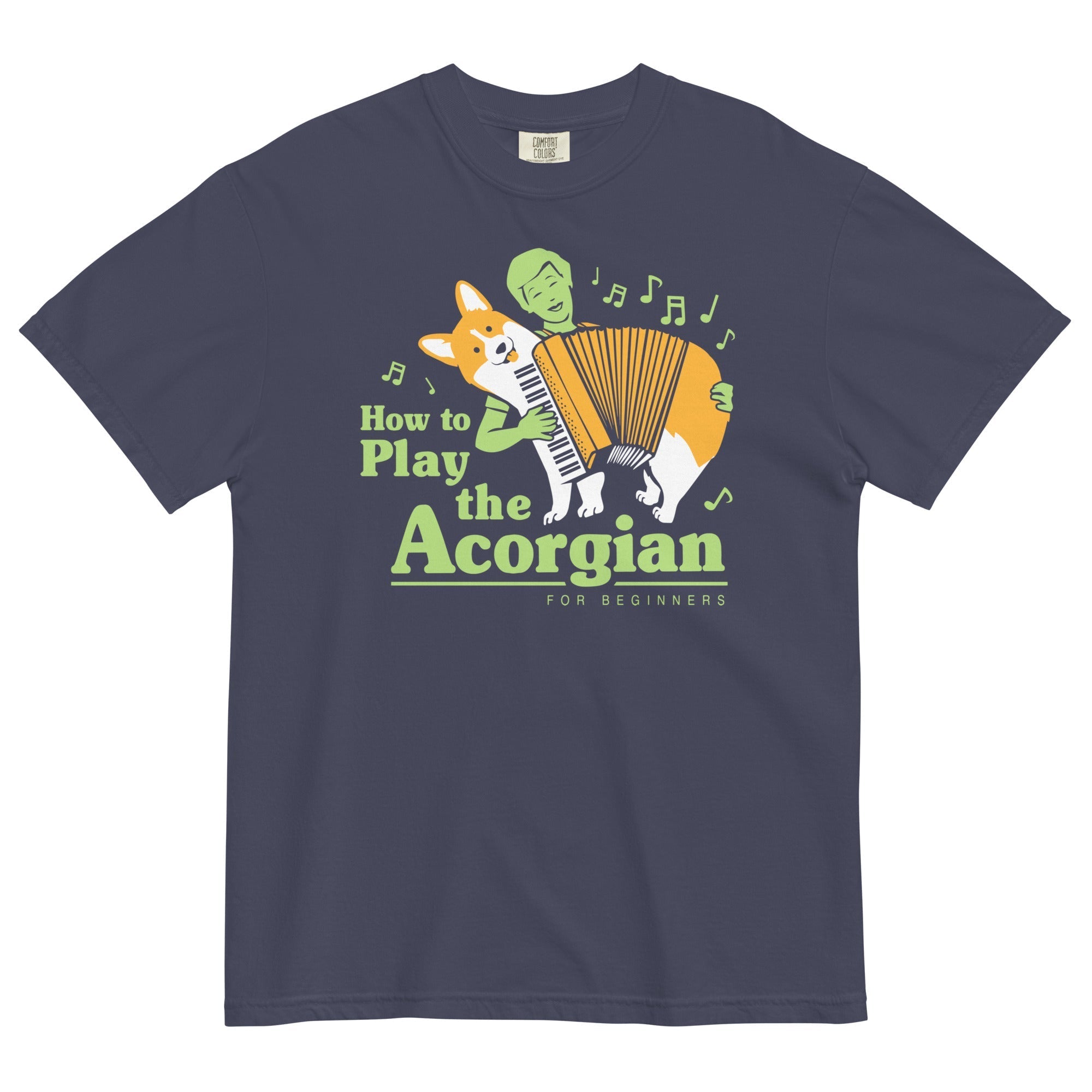 How To Play The Acorgian Men's Relaxed Fit - Adult & Kids T-Shirts, Sweatshirts & Hoodies apparel design preview 1