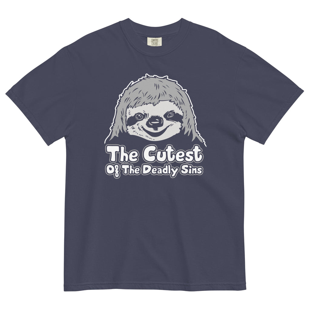 Sloth, The Cutest Of Deadly Sins Men's Relaxed Fit - Adult & Kids T-Shirts, Sweatshirts & Hoodies apparel design preview 1