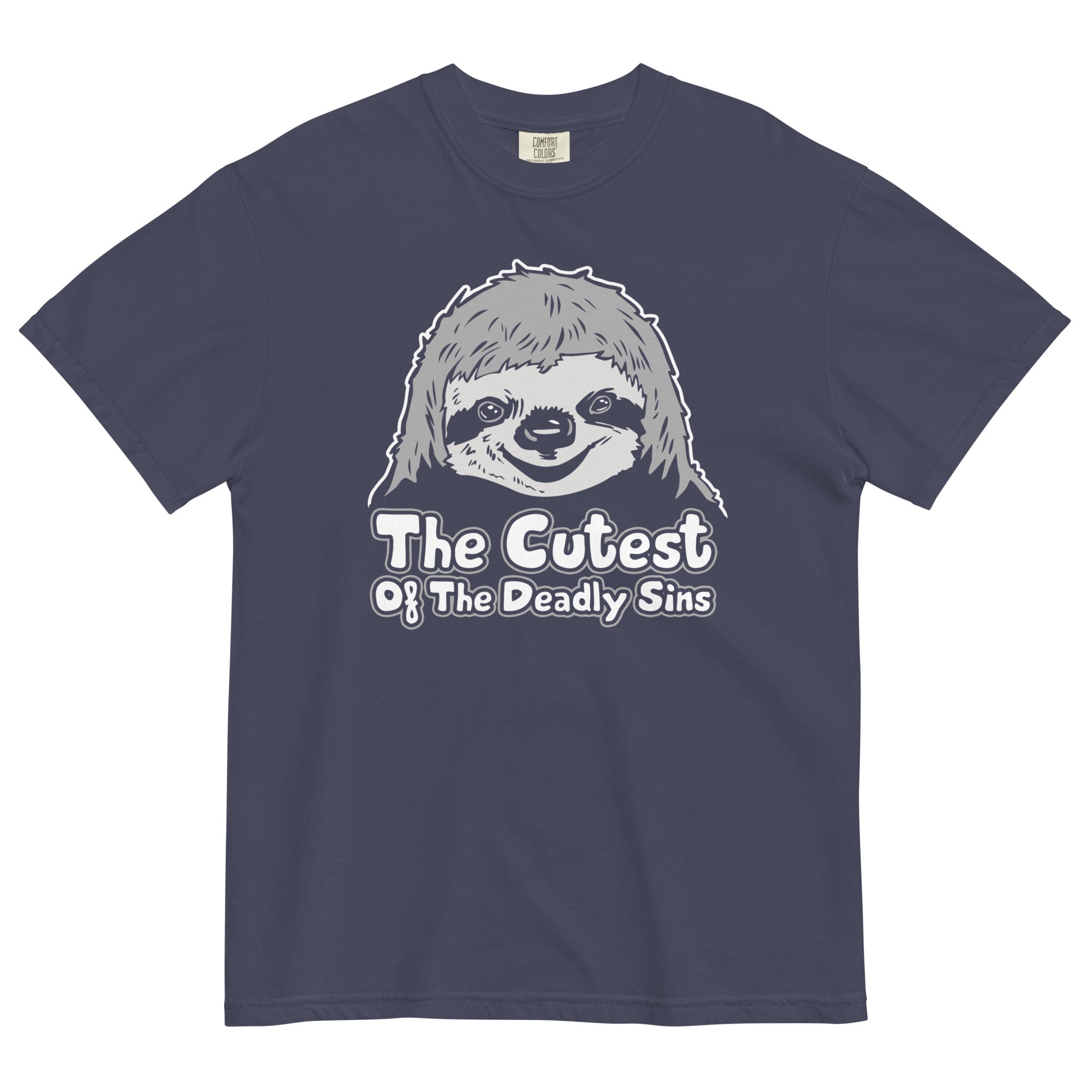 Sloth, The Cutest Of Deadly Sins Men's Relaxed Fit - Adult & Kids T-Shirts, Sweatshirts & Hoodies apparel design preview 1