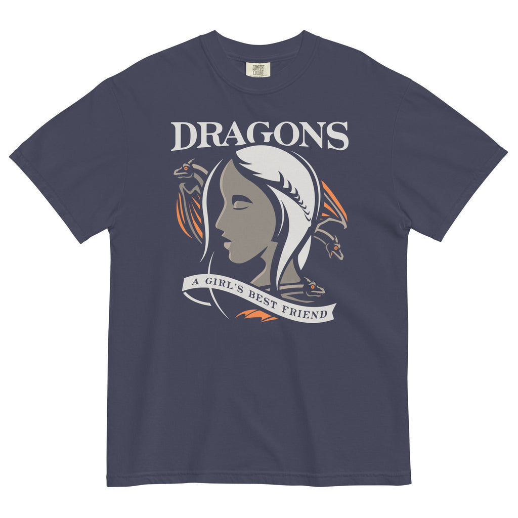 Dragons Are A Girl's Best Friend Men's Relaxed Fit - Adult & Kids T-Shirts, Sweatshirts & Hoodies apparel design preview 1