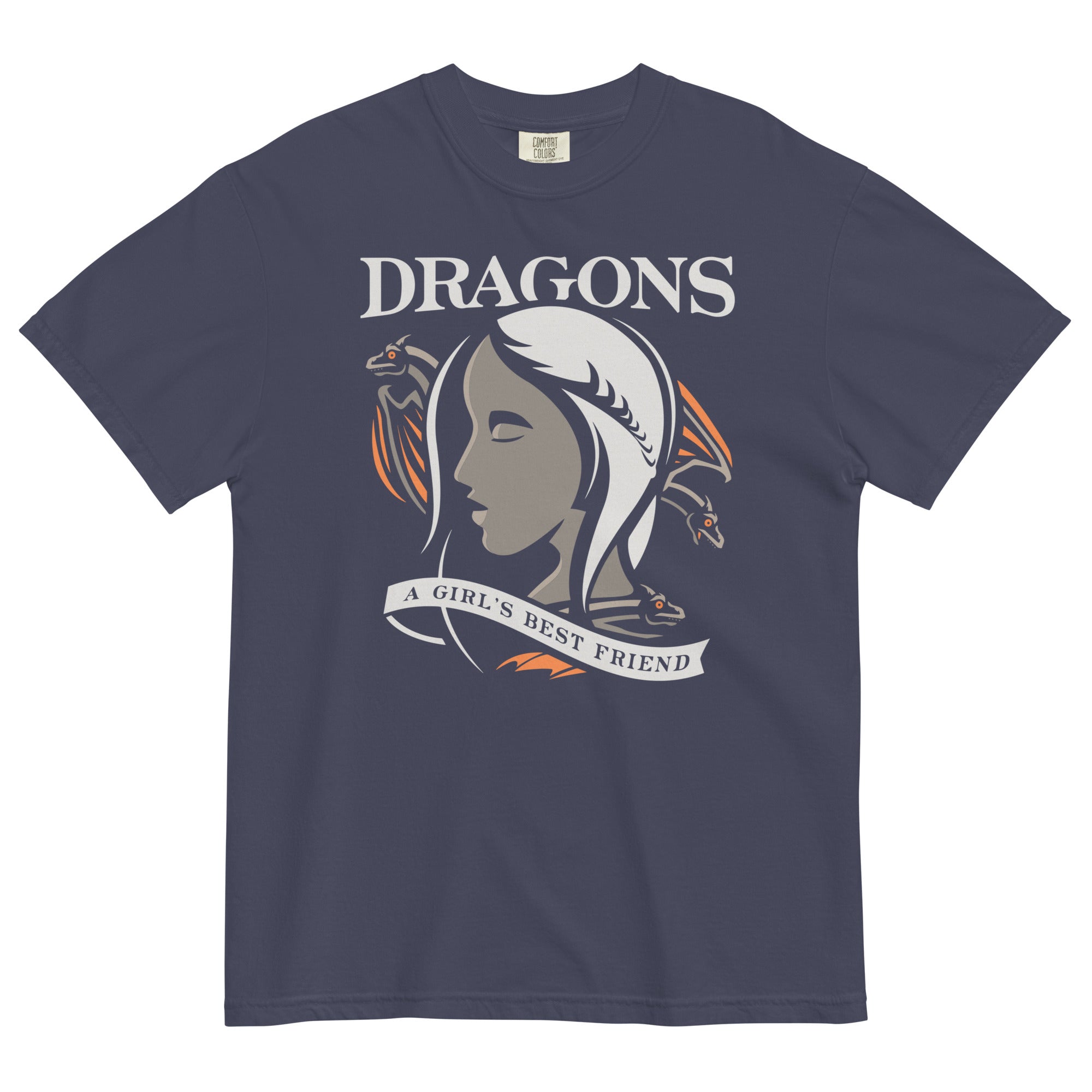 Dragons Are A Girl's Best Friend Men's Relaxed Fit - Adult & Kids T-Shirts, Sweatshirts & Hoodies apparel design preview 1