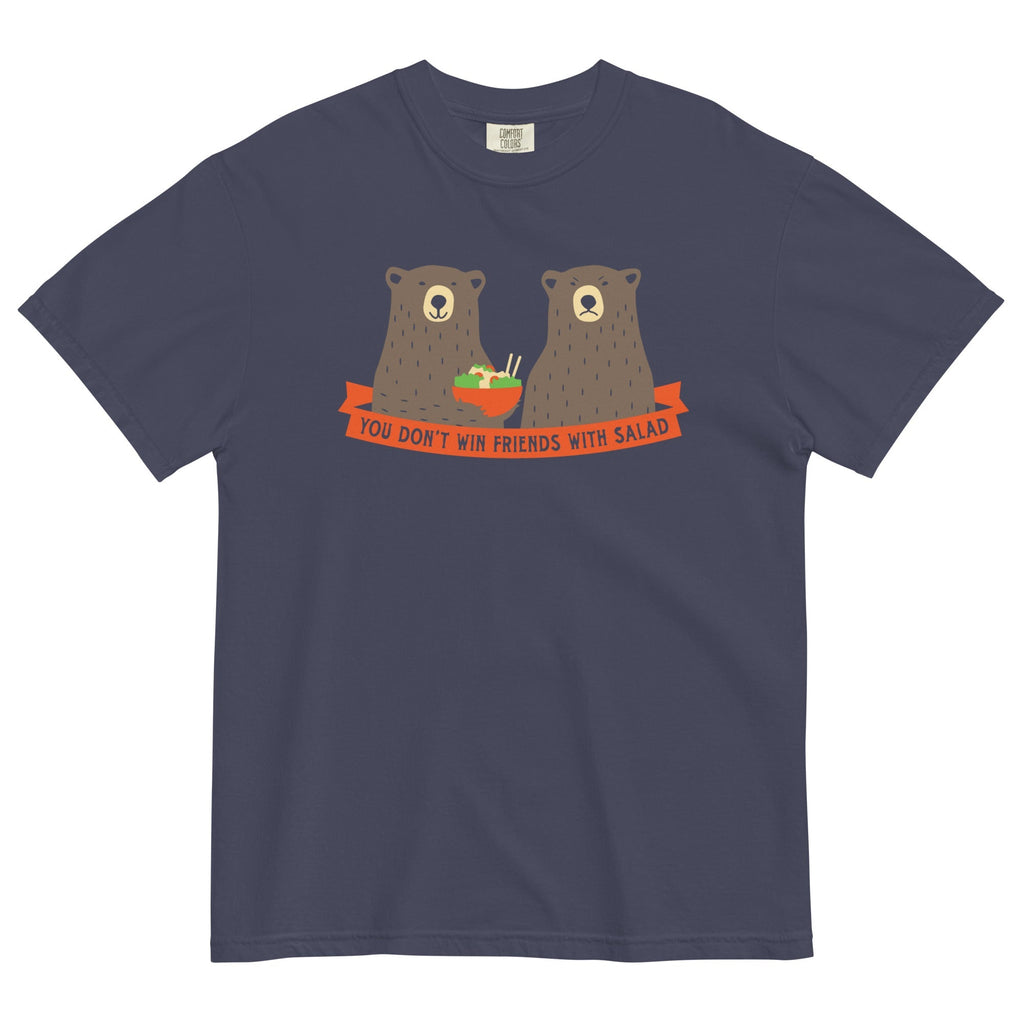 You Don't Win Friends With Salad Men's Relaxed Fit - Adult & Kids T-Shirts, Sweatshirts & Hoodies apparel design preview 1