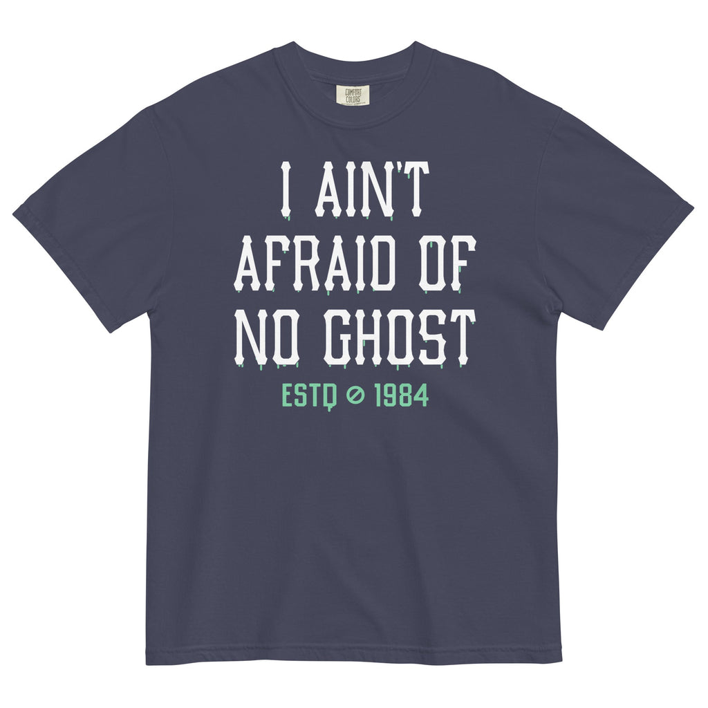I Ain't Afraid Of No Ghost Men's Relaxed Fit - Adult & Kids T-Shirts, Sweatshirts & Hoodies apparel design preview 1