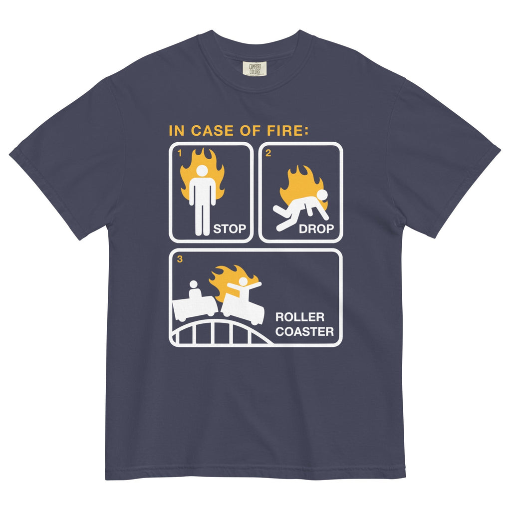 Stop Drop Roller Coaster Men's Relaxed Fit - Adult & Kids T-Shirts, Sweatshirts & Hoodies apparel design preview 1