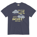When I'm Sad, I Stop Being And Be Awesome Instead - Adult & Kids T-Shirts, Sweatshirts & Hoodies apparel design preview 1