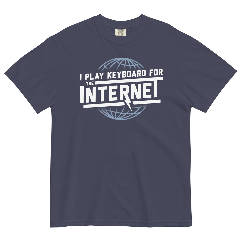 I Play Keyboard For The Internet Men's Relaxed Fit - Adult & Kids T-Shirts, Sweatshirts & Hoodies apparel design preview 1