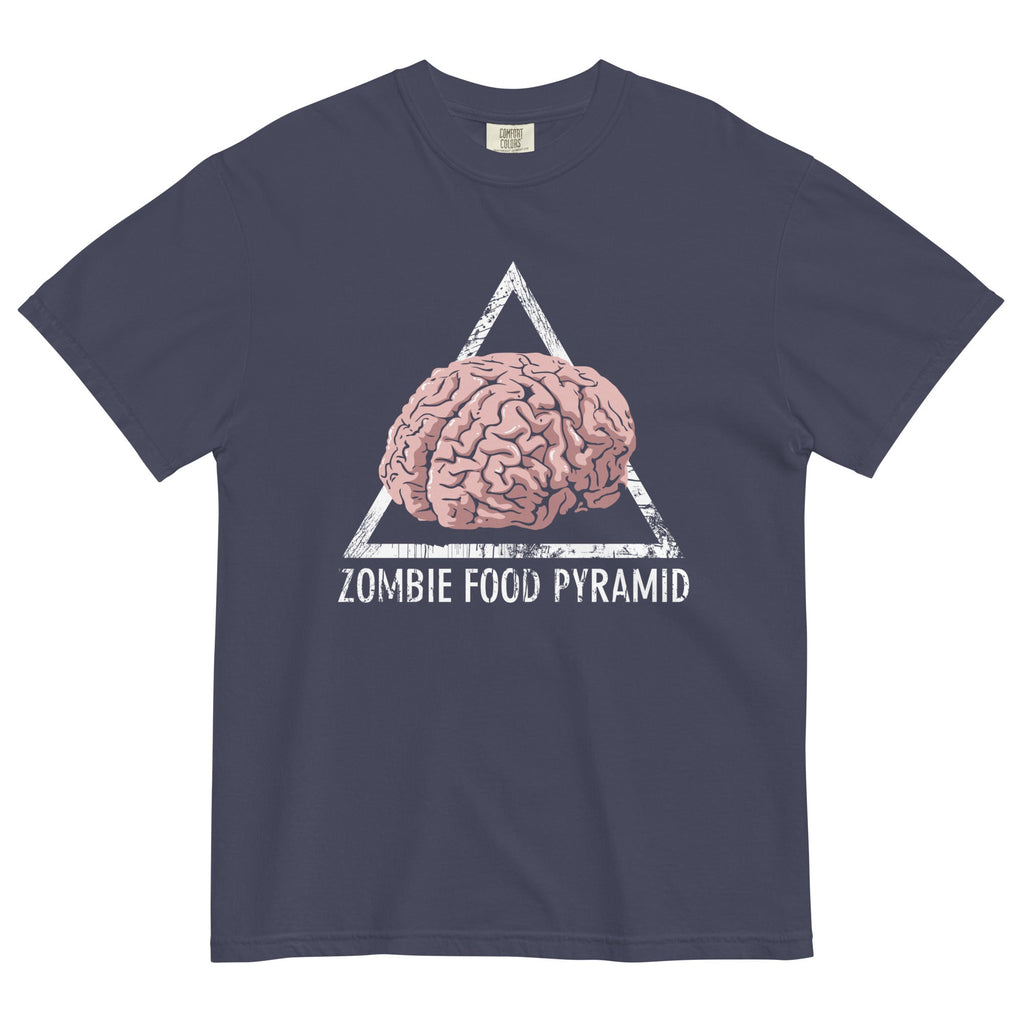 Zombie Food Pyramid Men's Relaxed Fit - Adult & Kids T-Shirts, Sweatshirts & Hoodies apparel design preview 1