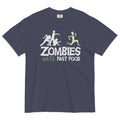 Zombies Hate Fast Food Men's Relaxed Fit - Adult & Kids T-Shirts, Sweatshirts & Hoodies apparel design preview 1