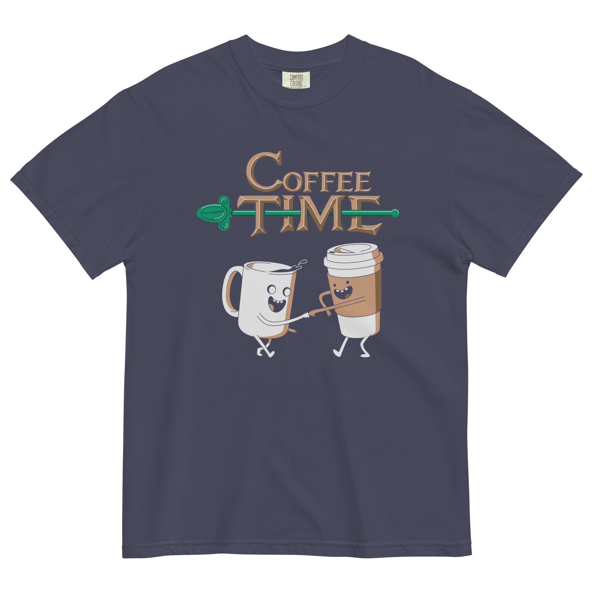 Coffee Time Men's Relaxed Fit - Adult & Kids T-Shirts, Sweatshirts & Hoodies apparel design preview 1