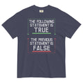 The Following Statement Is True Men's Relaxed Fit - Adult & Kids T-Shirts, Sweatshirts & Hoodies apparel design preview 1