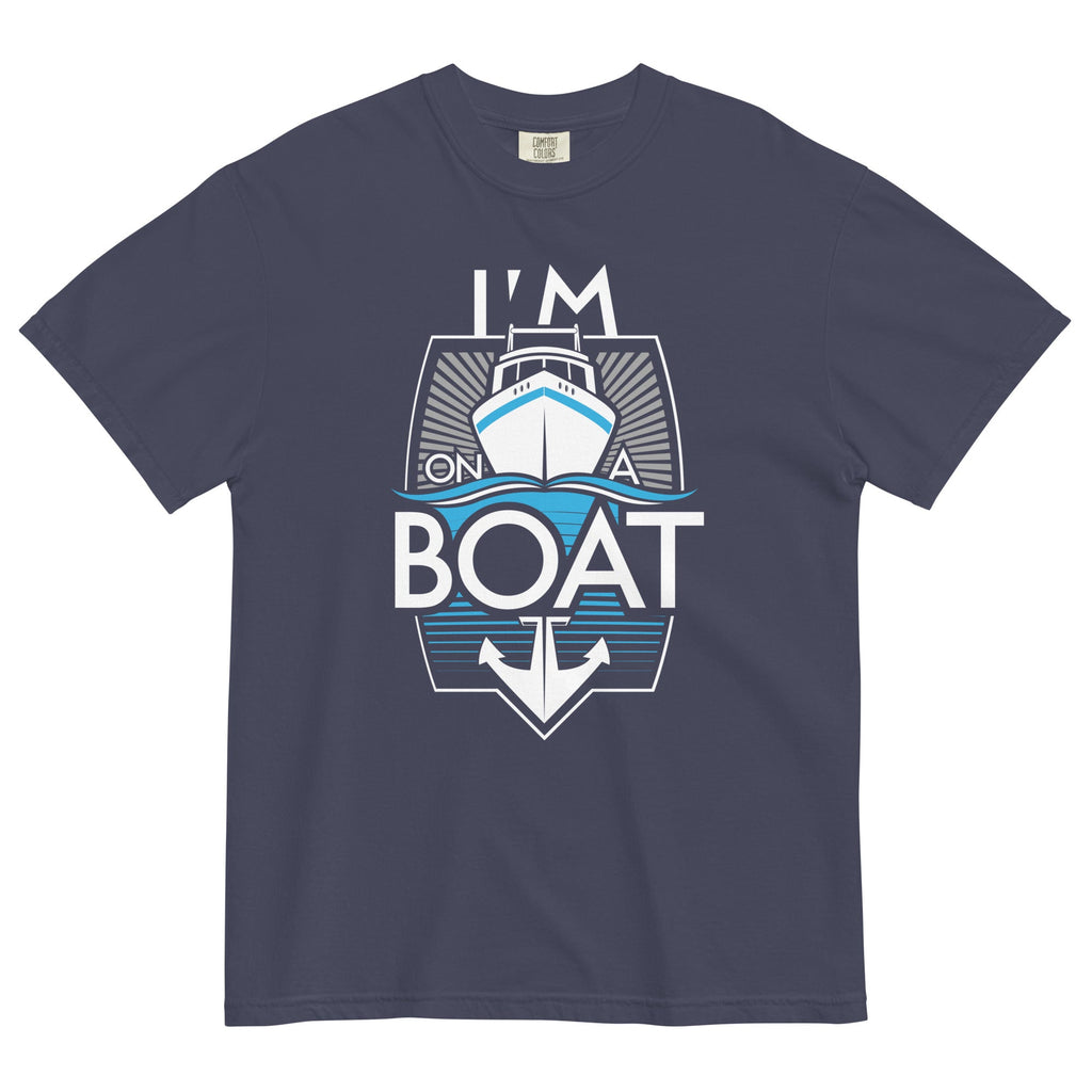 I'm On A Boat Men's Relaxed Fit - Adult & Kids T-Shirts, Sweatshirts & Hoodies apparel design preview 1