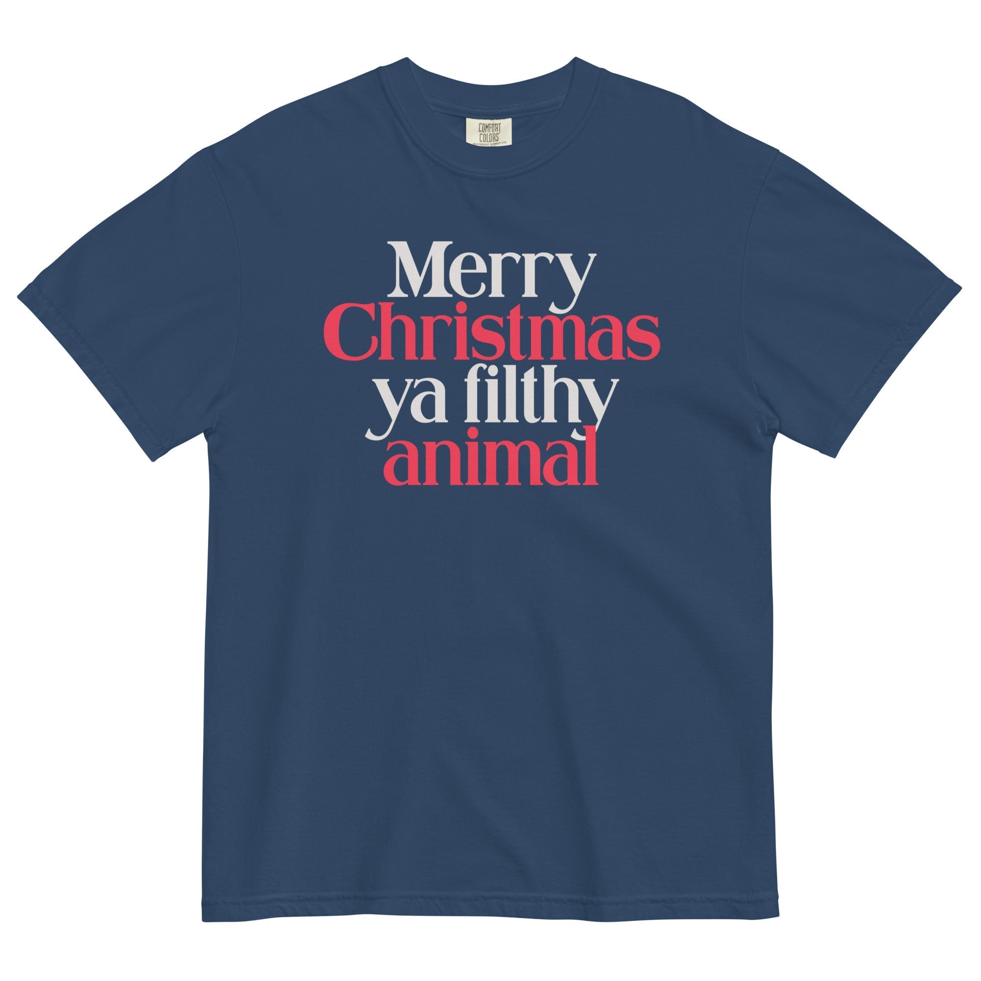 Merry Christmas Ya Filthy Animal Men's Relaxed Fit - Adult & Kids T-Shirts, Sweatshirts & Hoodies apparel design preview 1