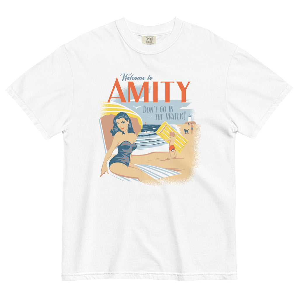 Welcome To Amity Men's Relaxed Fit - Adult & Kids T-Shirts, Sweatshirts & Hoodies apparel design preview 1