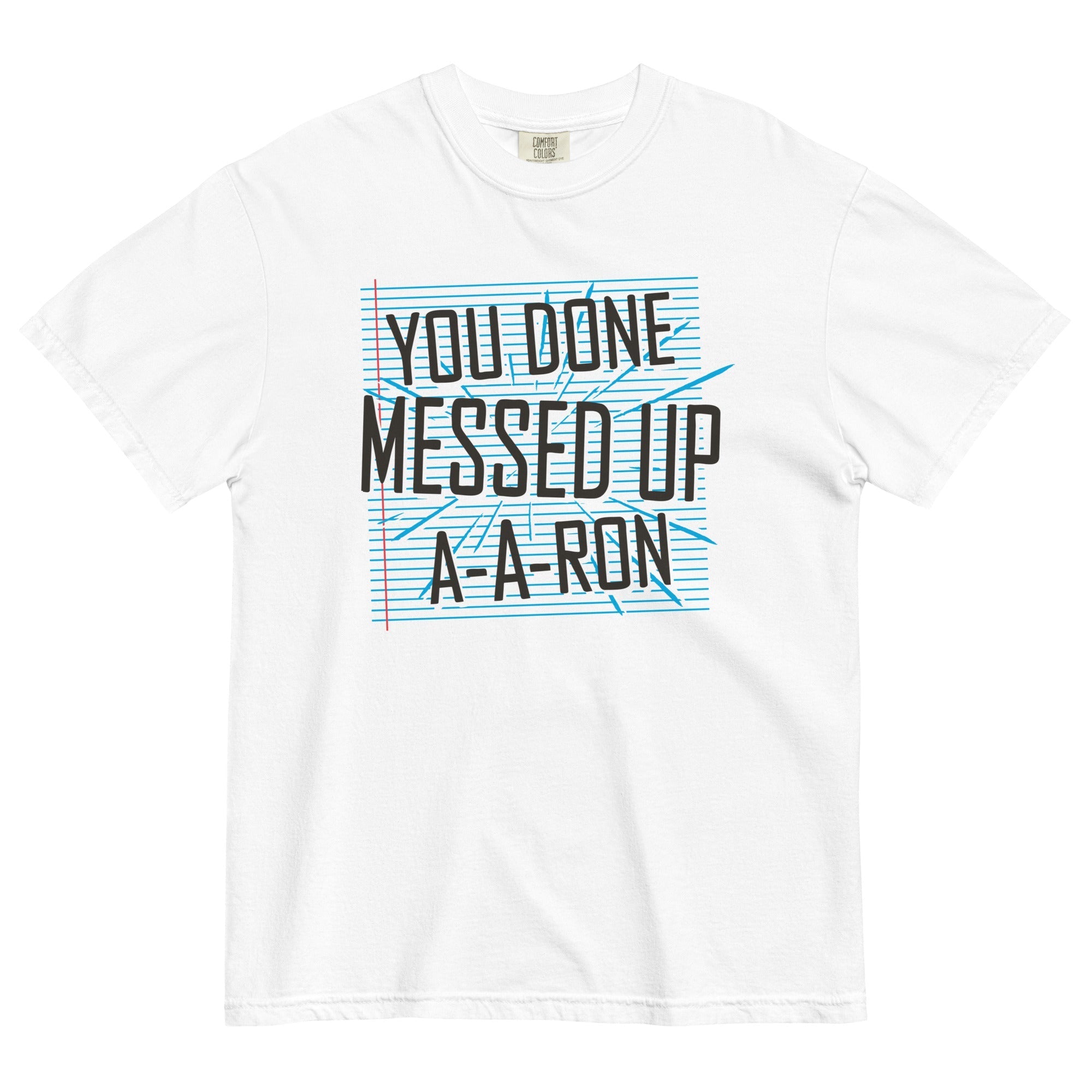 You Done Messed Up A-A-Ron Men's Relaxed Fit - Adult & Kids T-Shirts, Sweatshirts & Hoodies apparel design preview 1