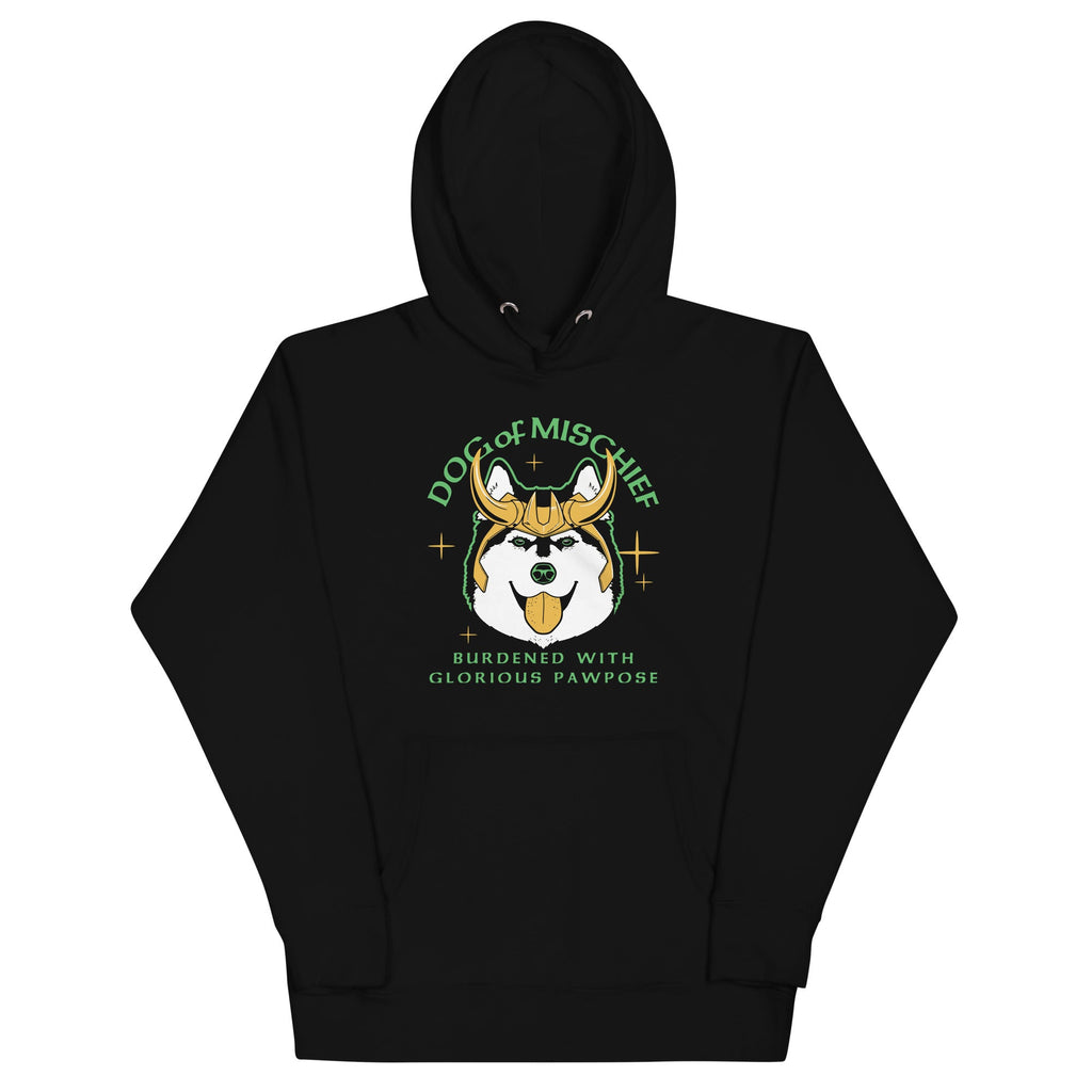 Dog Of Mischief - Adult & Kids T-Shirts, Sweatshirts & Hoodies apparel design preview 1
