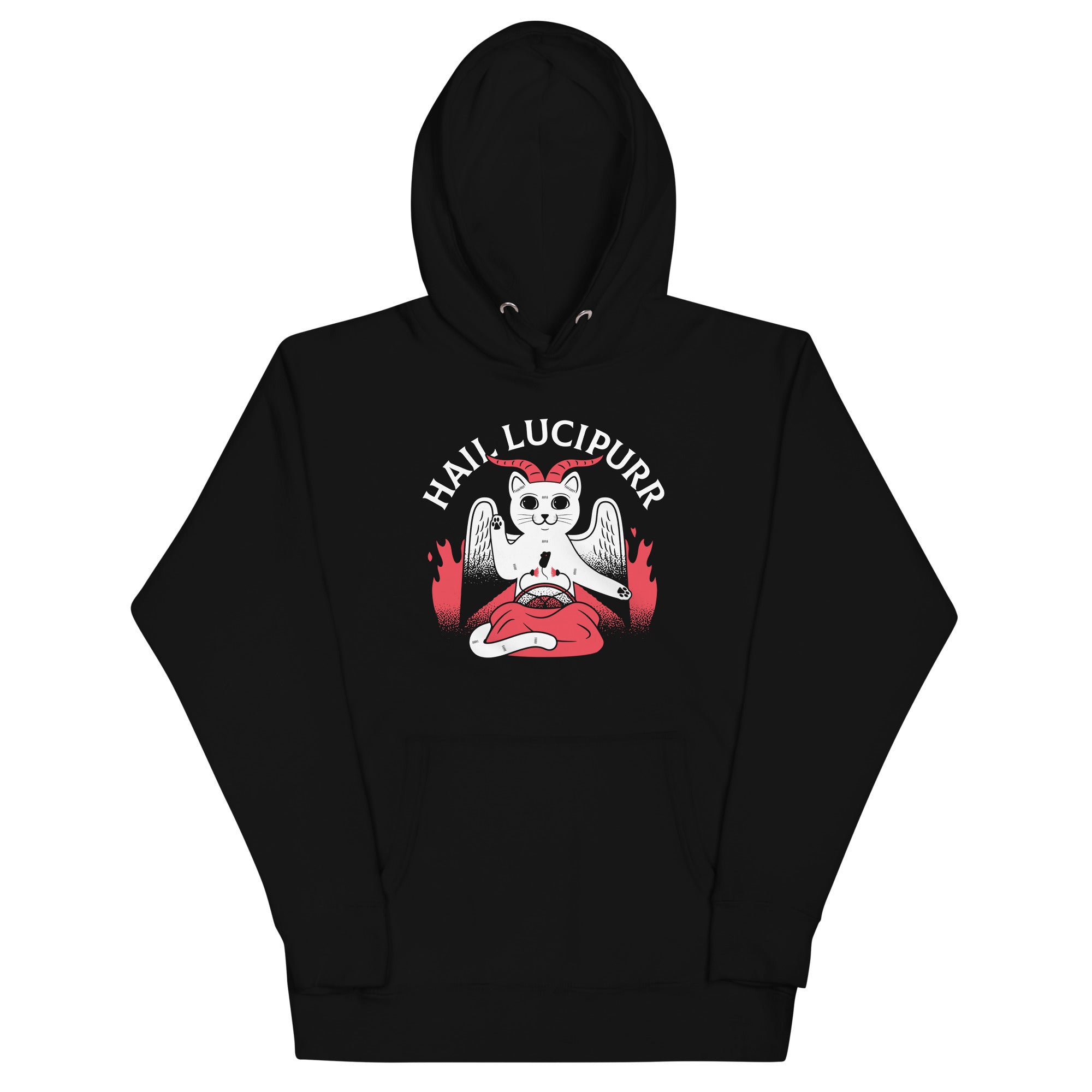 Hail Lucipurr - Adult & Kids T-Shirts, Sweatshirts & Hoodies apparel design preview 1