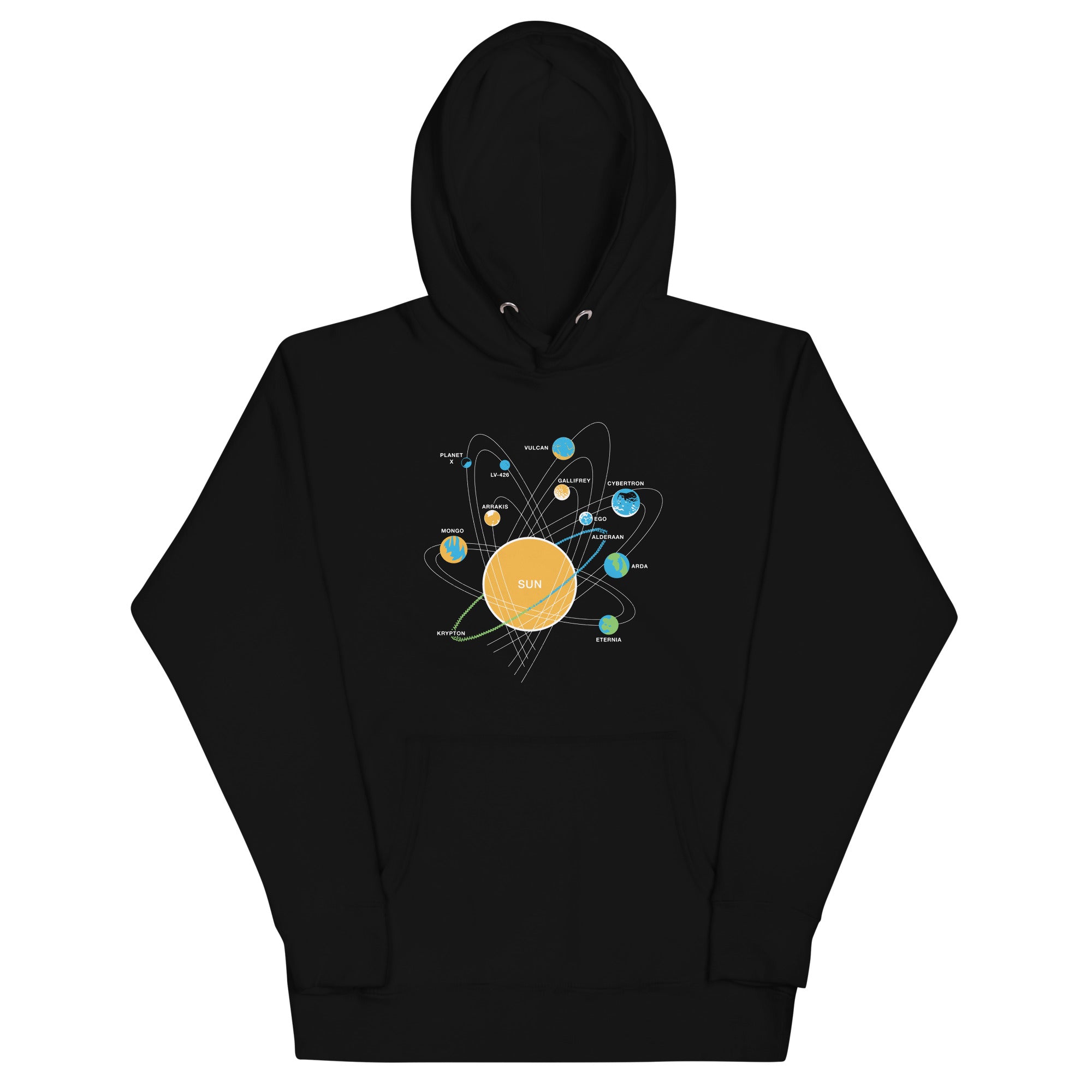 Solar System - Adult & Kids T-Shirts, Sweatshirts & Hoodies apparel design preview 1