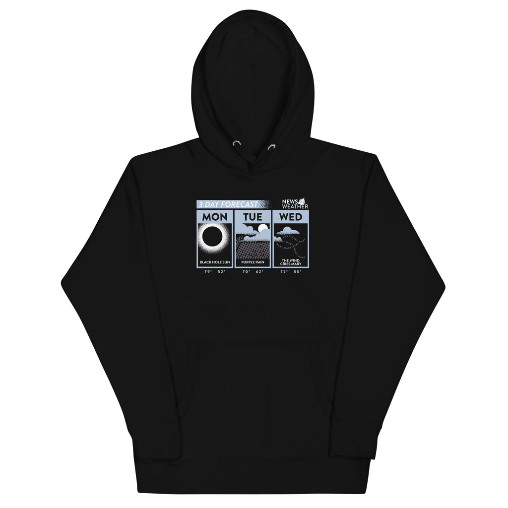 3 Day Forecast - Adult & Kids T-Shirts, Sweatshirts & Hoodies apparel design preview 1
