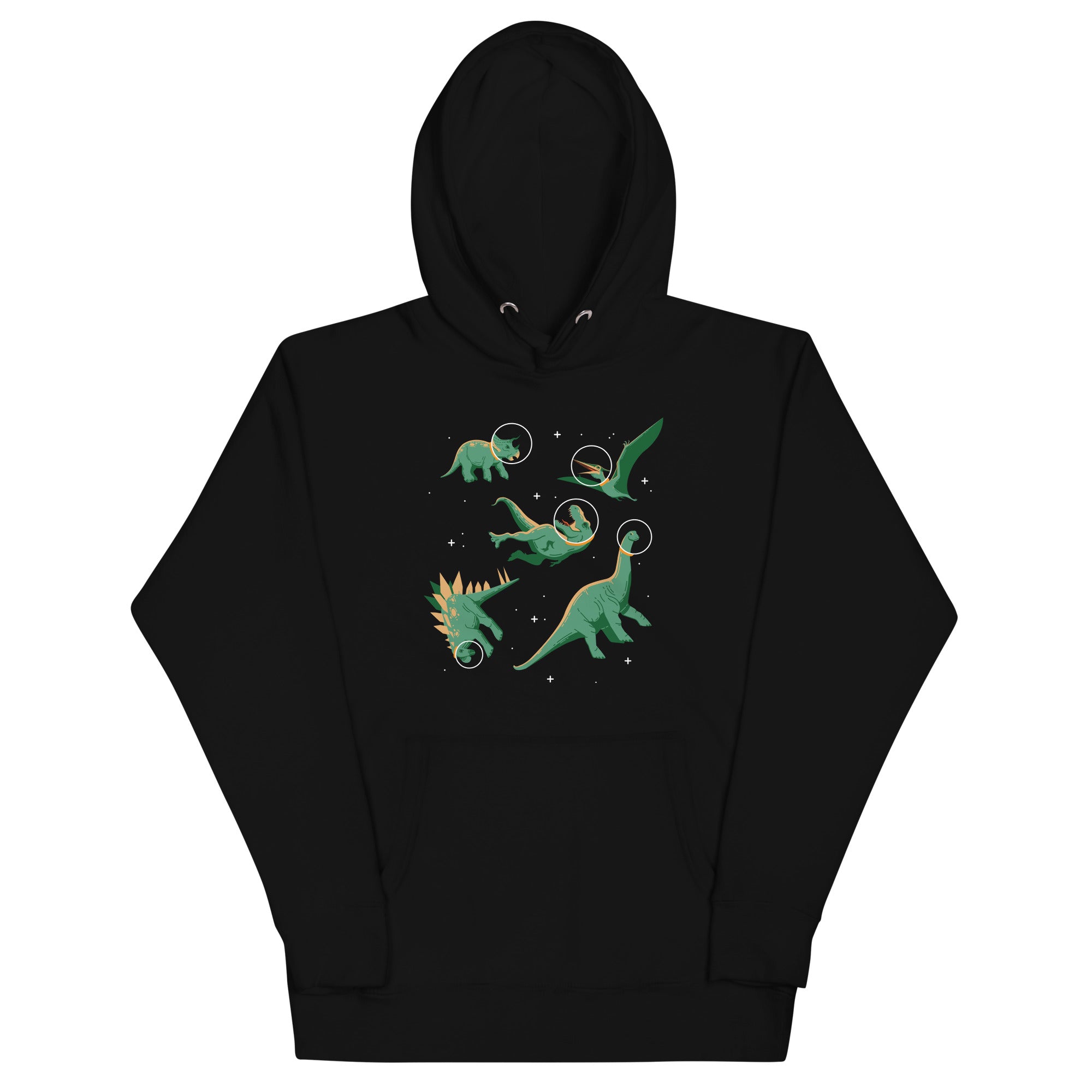 Dinos In Space - Adult & Kids T-Shirts, Sweatshirts & Hoodies apparel design preview 1