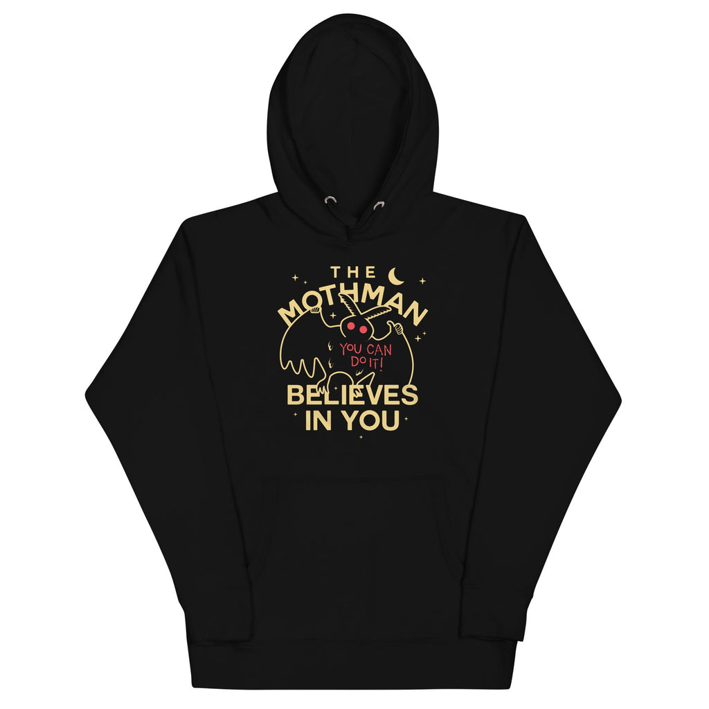 The Mothman Believes In You - Adult & Kids T-Shirts, Sweatshirts & Hoodies apparel design preview 1