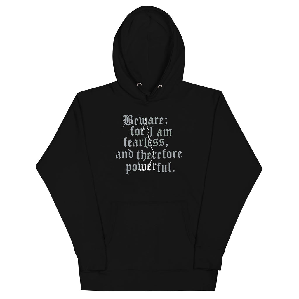Beware; For I Am Fearless, And Therefore Powerful - Adult & Kids T-Shirts, Sweatshirts & Hoodies apparel design preview 1