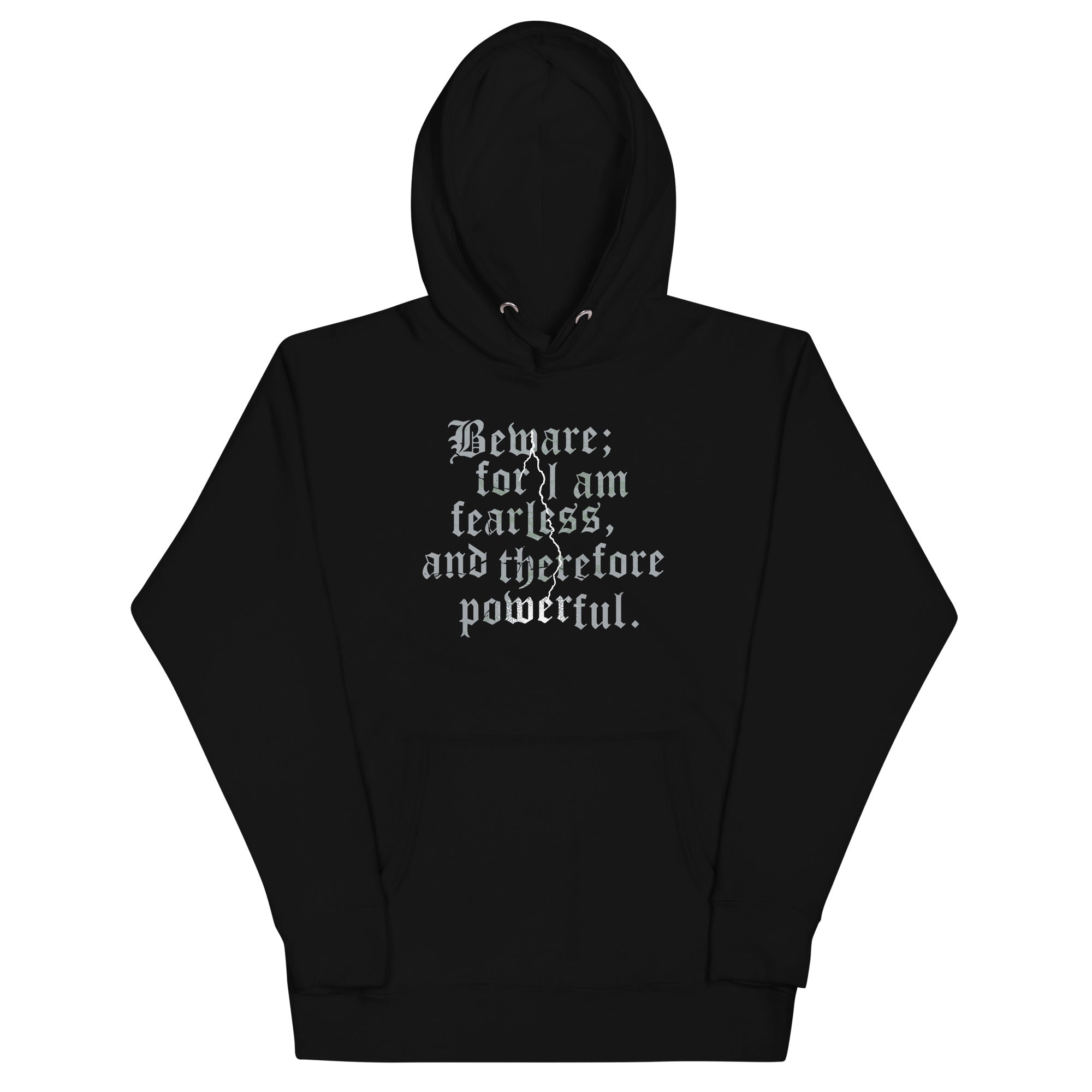 Beware; For I Am Fearless, And Therefore Powerful - Adult & Kids T-Shirts, Sweatshirts & Hoodies apparel design preview 1
