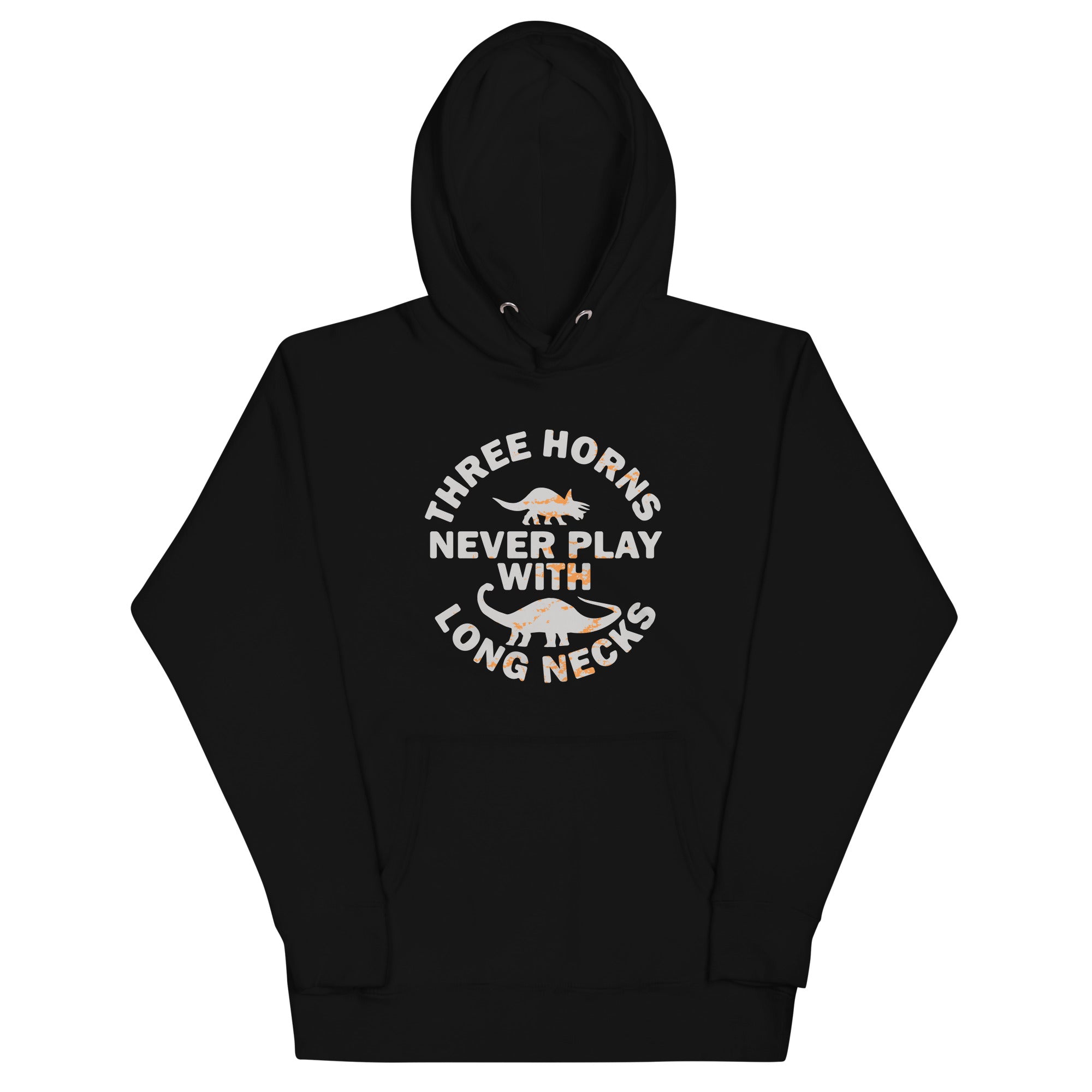 Three Horns Never Play With Long Necks - Adult & Kids T-Shirts, Sweatshirts & Hoodies apparel design preview 1