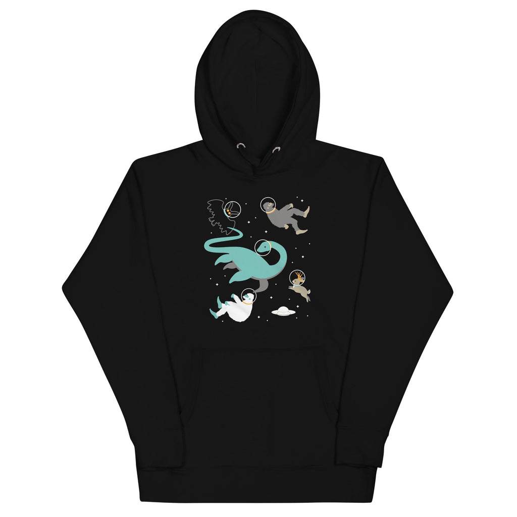 Cryptids In Space - Adult & Kids T-Shirts, Sweatshirts & Hoodies apparel design preview 1