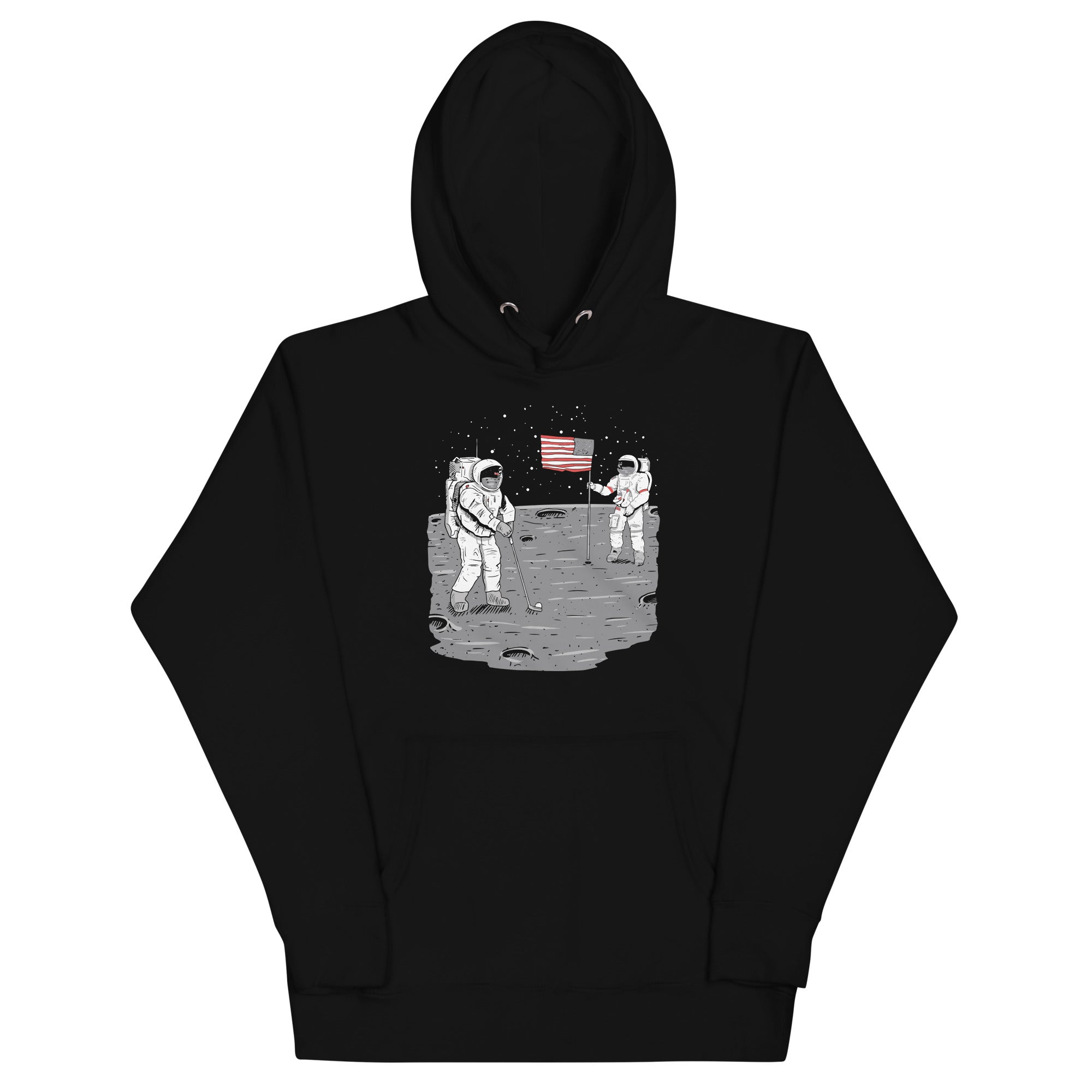 Moon Golf - Adult & Kids T-Shirts, Sweatshirts & Hoodies apparel design preview 1