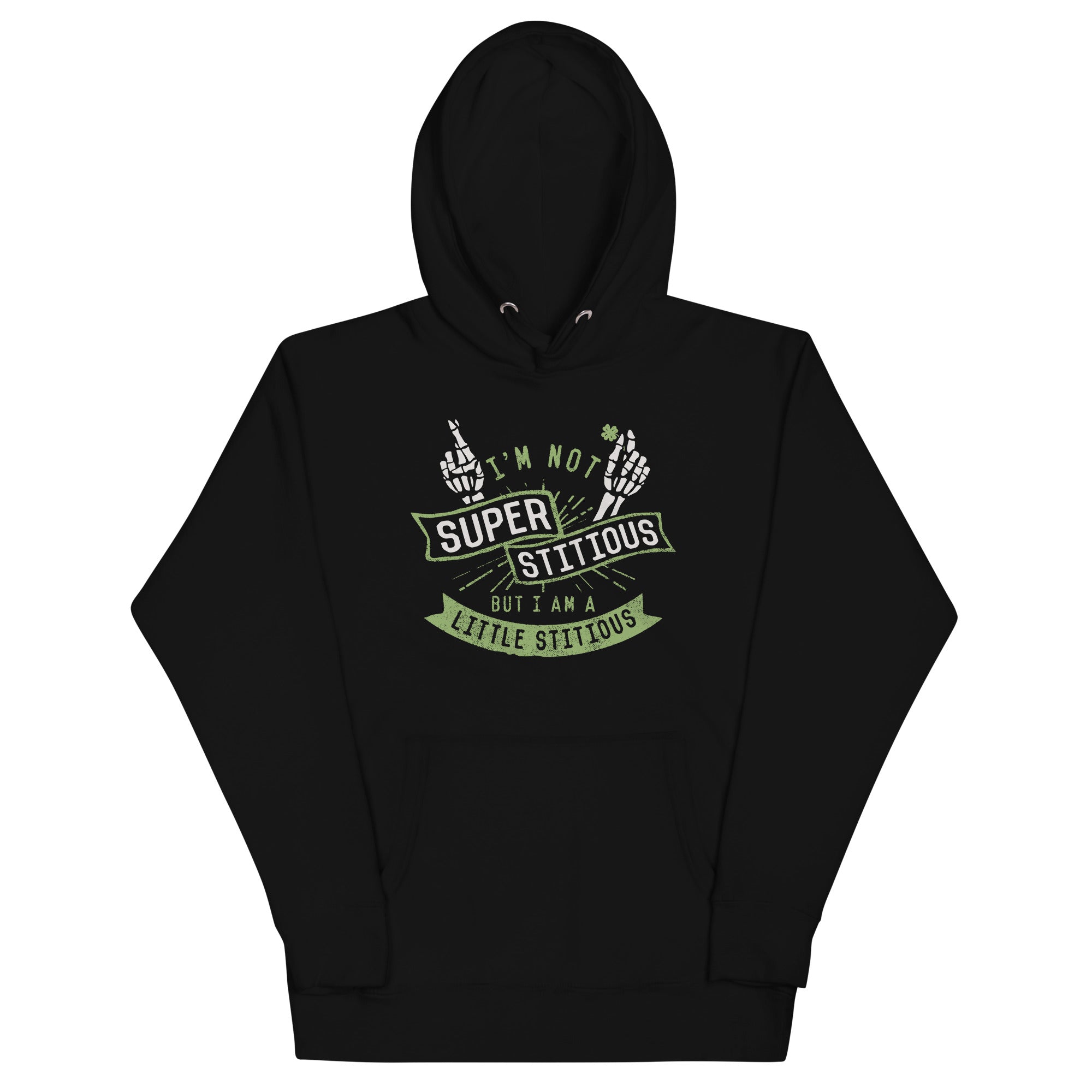 I'm Not Superstitious, But I Am A Little Stitious - Adult & Kids T-Shirts, Sweatshirts & Hoodies apparel design preview 1