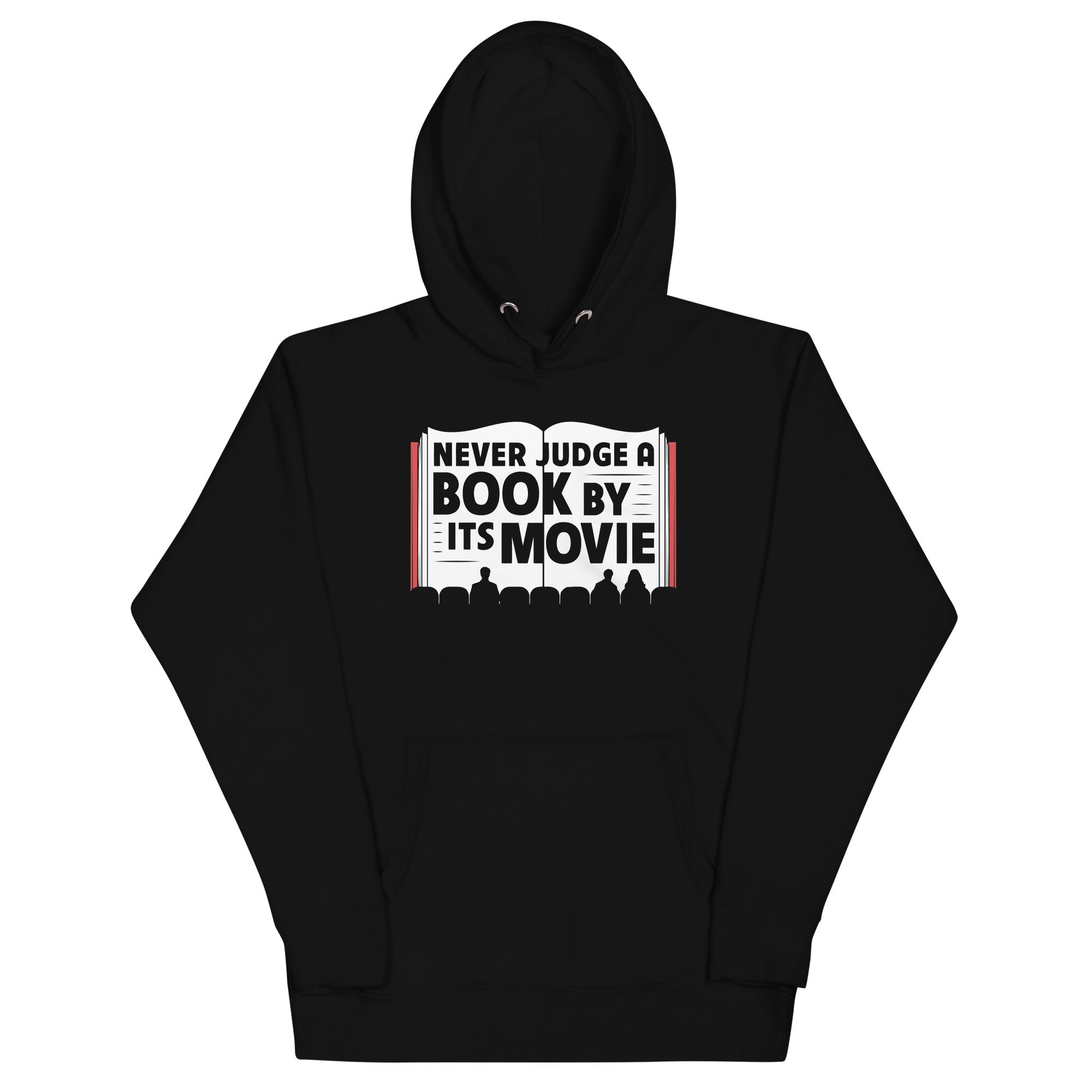 Never Judge A Book By Its Movie - Adult & Kids T-Shirts, Sweatshirts & Hoodies apparel design preview 1