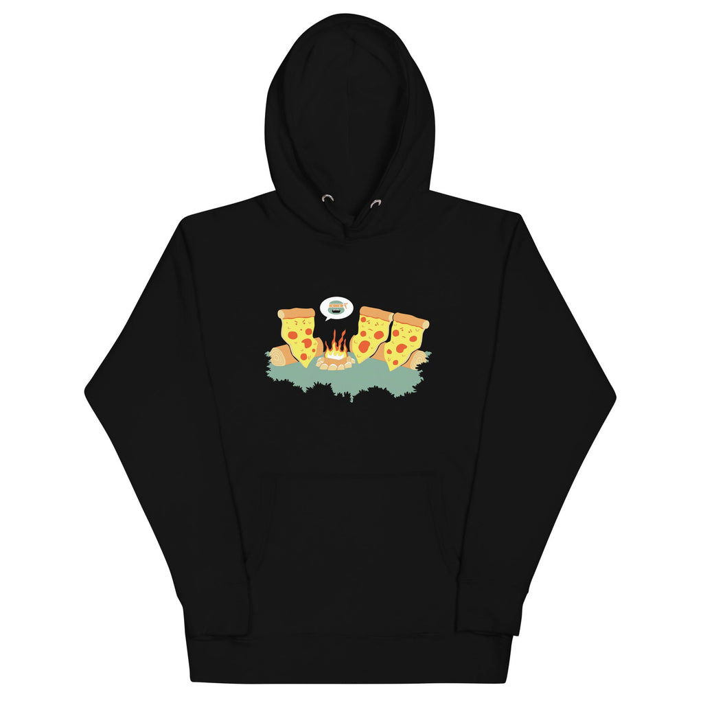 Pizza Campfire Story - Adult & Kids T-Shirts, Sweatshirts & Hoodies apparel design preview 1