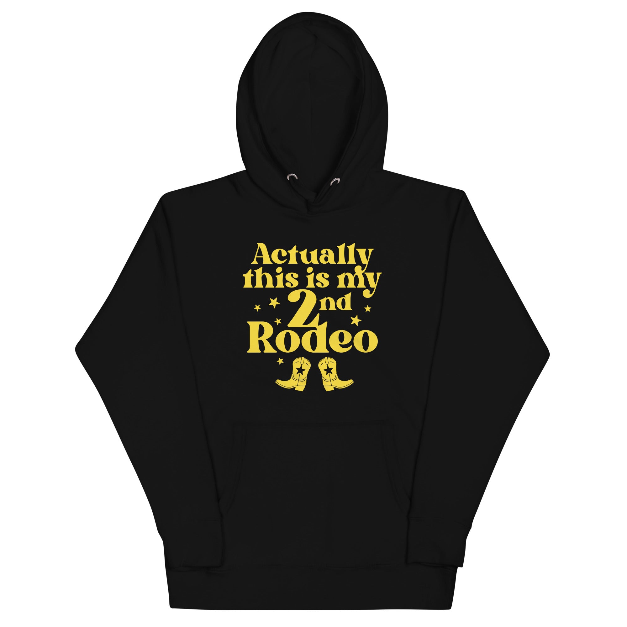 Actually This Is My 2nd Rodeo - Adult & Kids T-Shirts, Sweatshirts & Hoodies apparel design preview 1