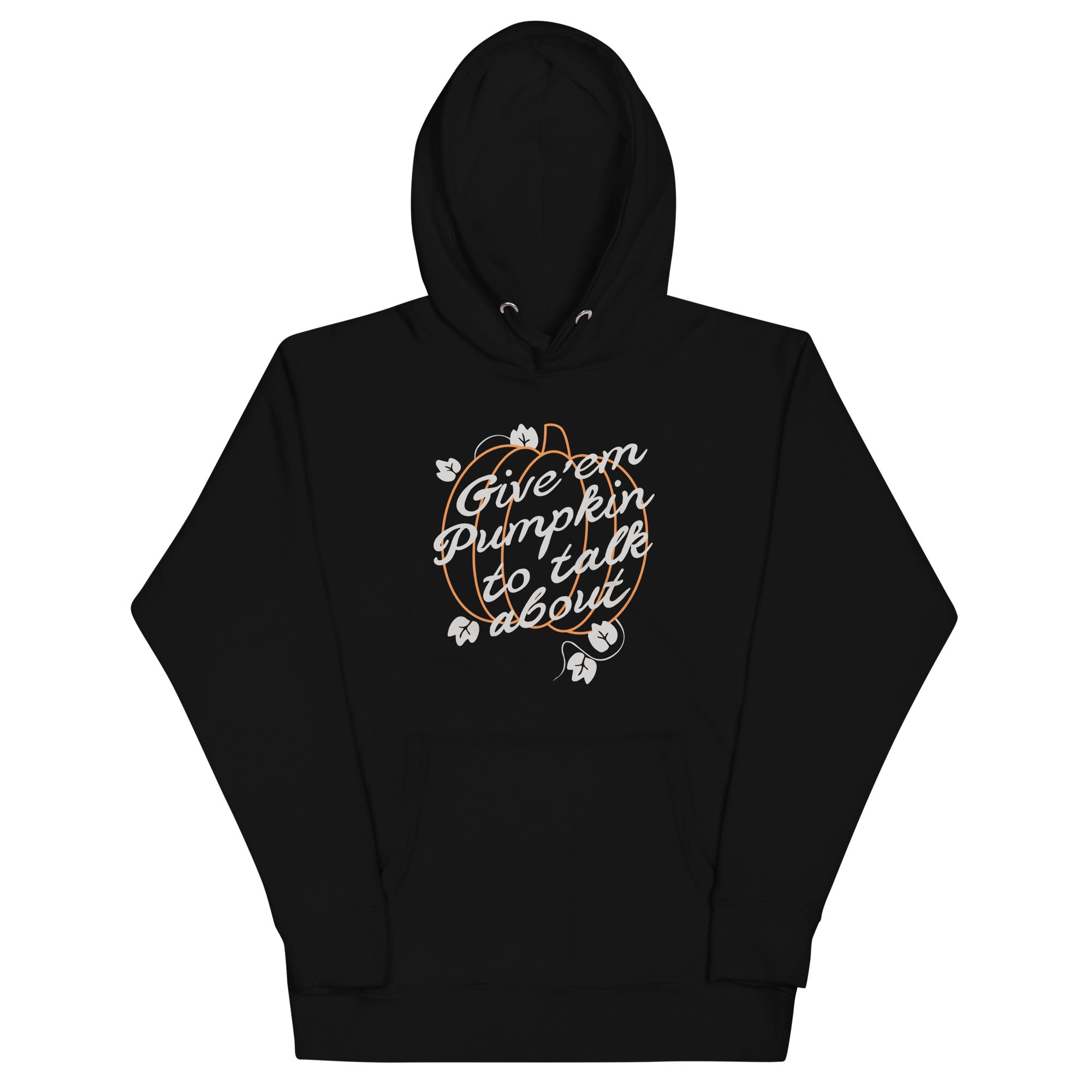 Give 'em Pumpkin To Talk About - Adult & Kids T-Shirts, Sweatshirts & Hoodies apparel design preview 1