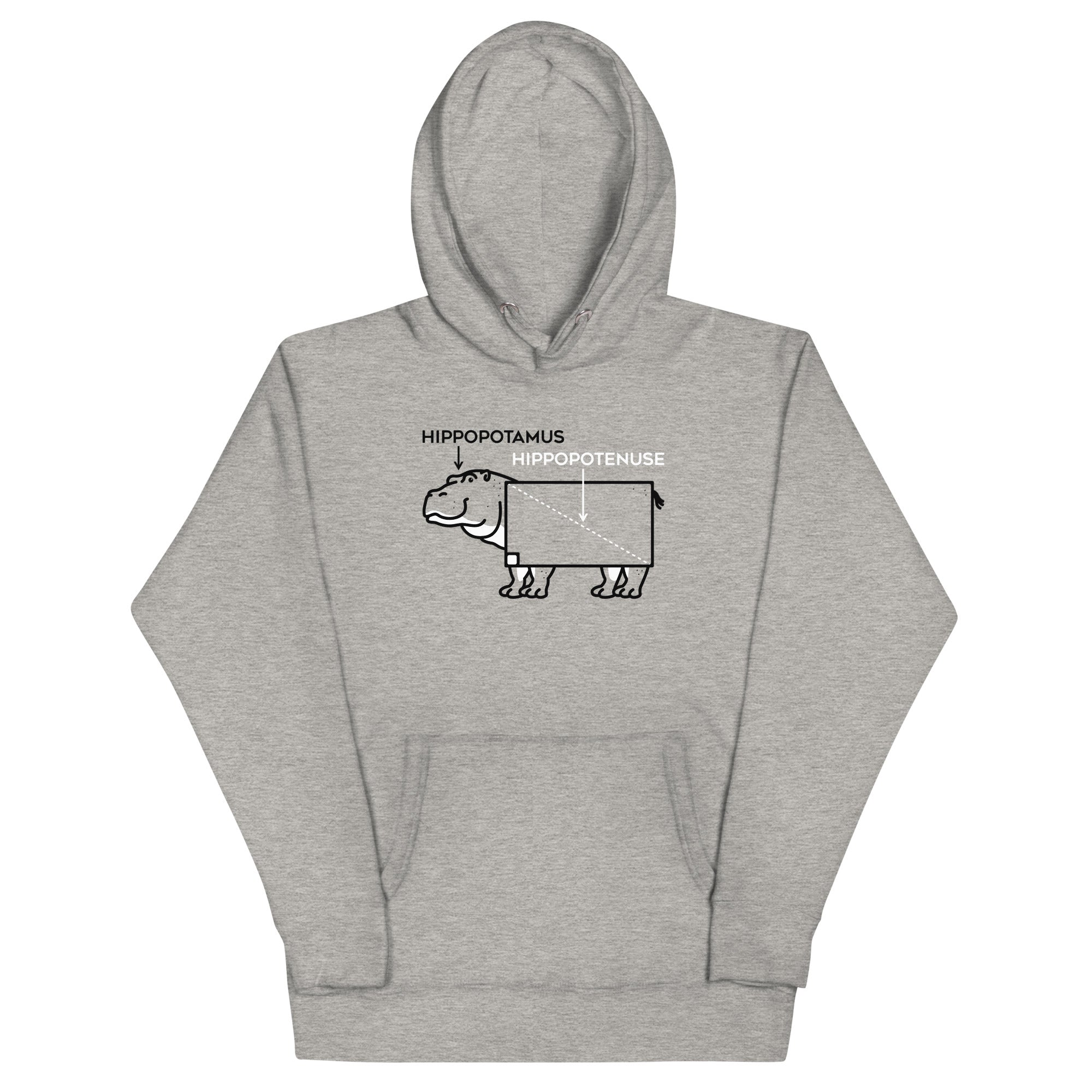 Hippopotenuse - Adult & Kids T-Shirts, Sweatshirts & Hoodies apparel design preview 1