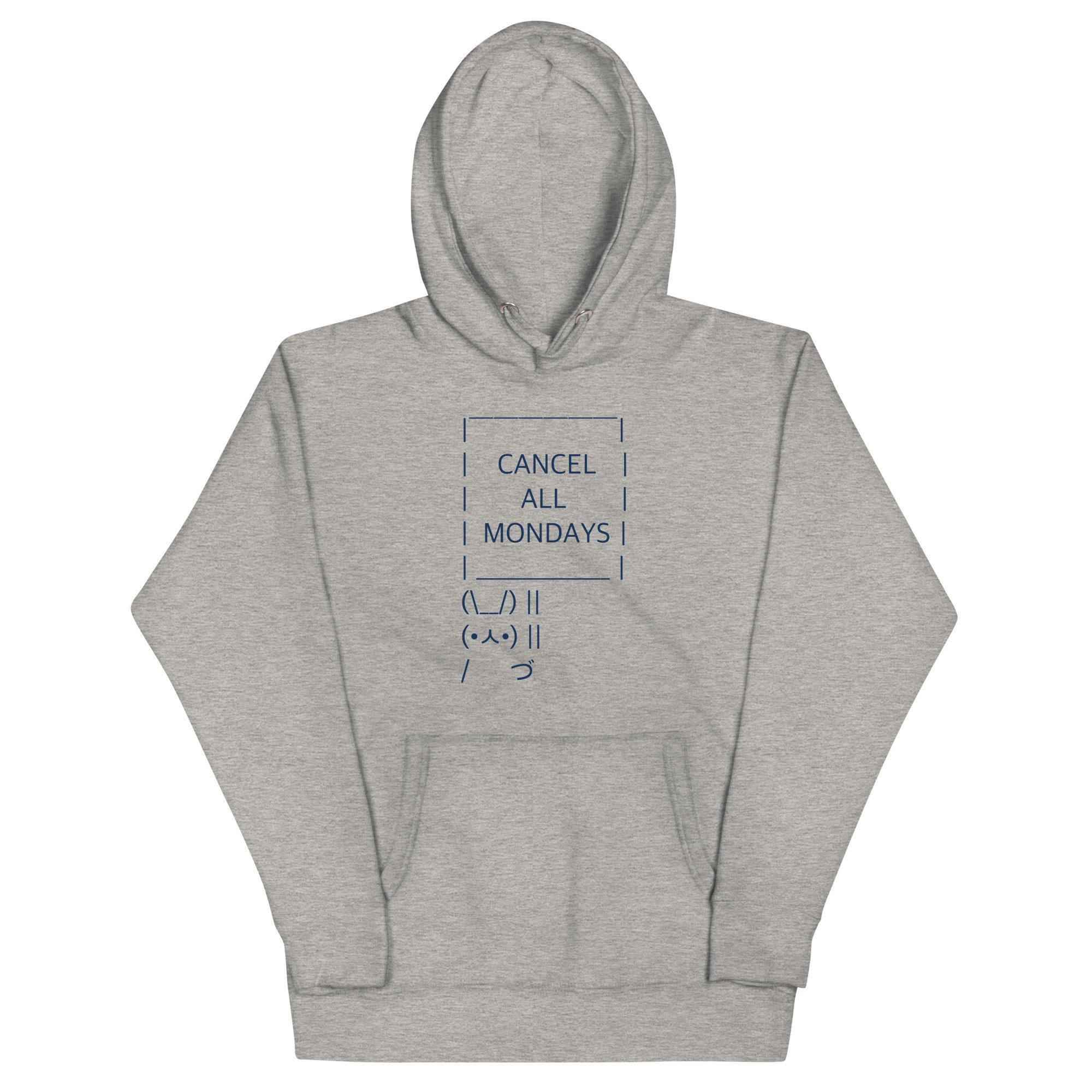 Cancel All Mondays Bunny - Adult & Kids T-Shirts, Sweatshirts & Hoodies apparel design preview 1