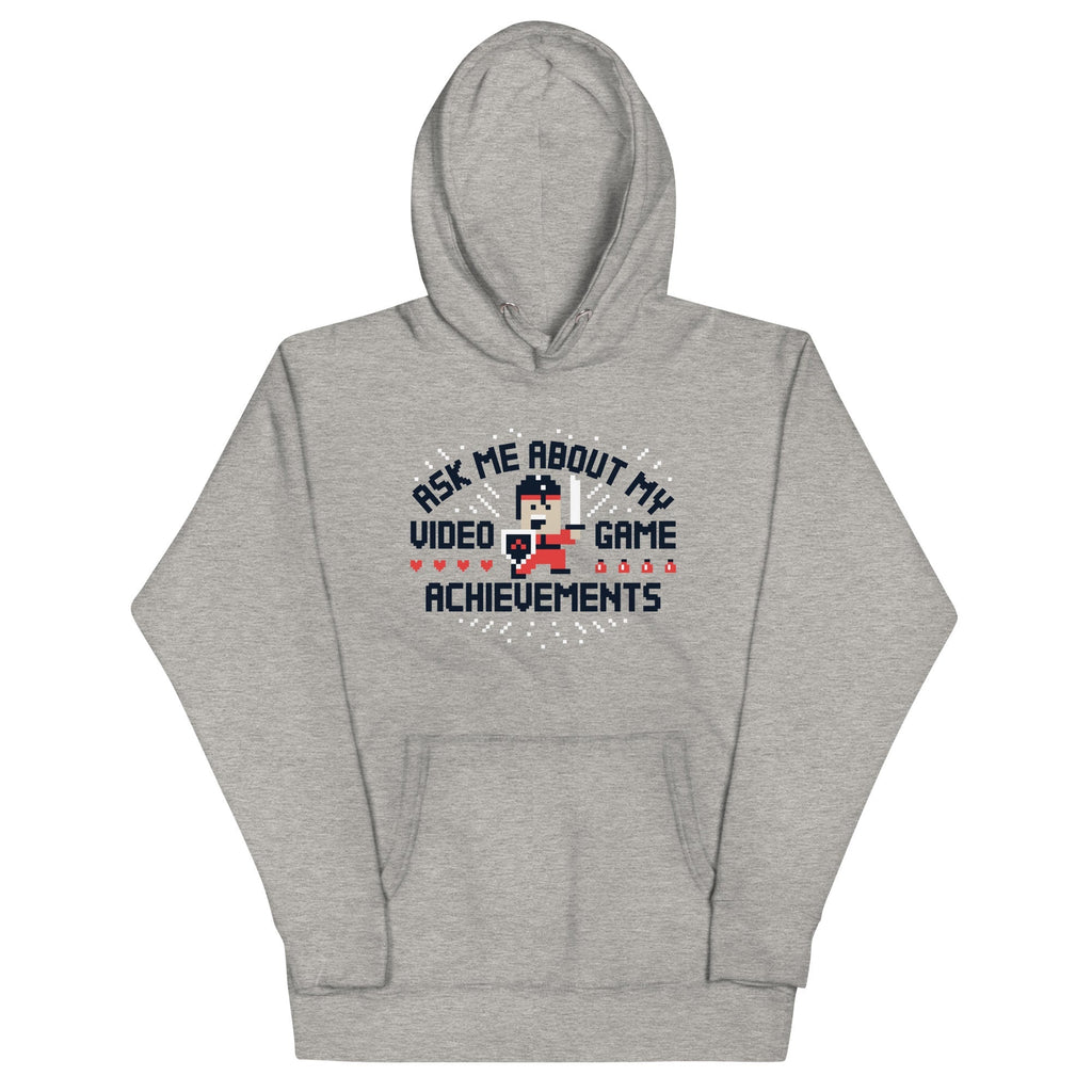 Ask Me About My Video Game Achievements - Adult & Kids T-Shirts, Sweatshirts & Hoodies apparel design preview 1