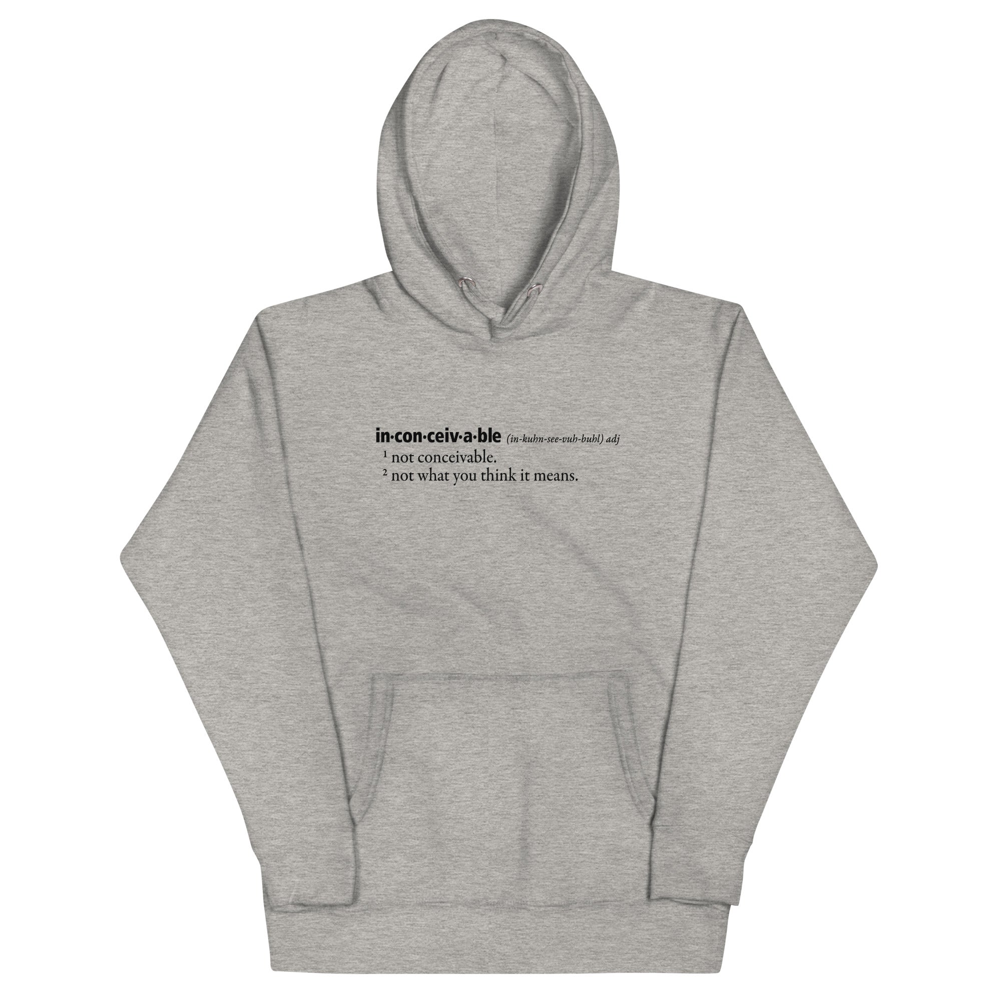 Inconceivable Definition - Adult & Kids T-Shirts, Sweatshirts & Hoodies apparel design preview 1