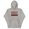 Always Give 100%, Unless You're Donating Blood - Adult & Kids T-Shirts, Sweatshirts & Hoodies apparel design preview 1