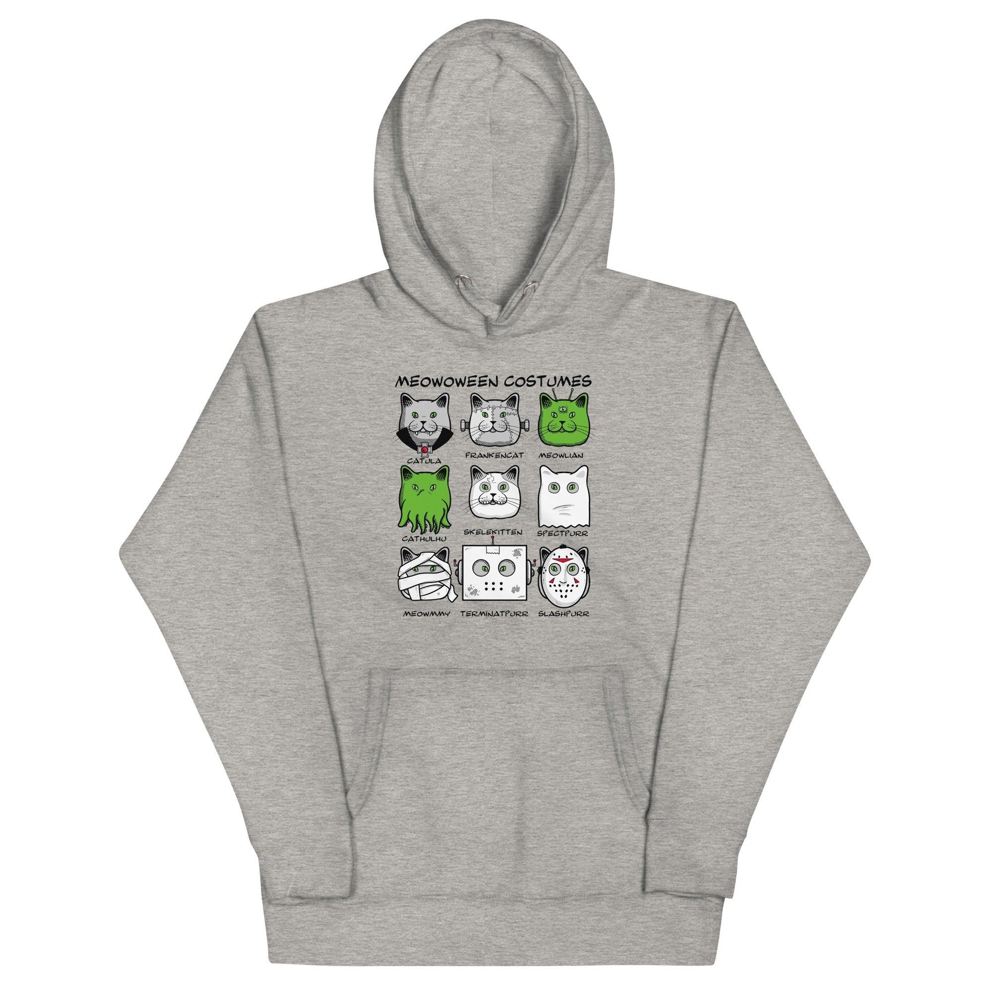 Meowoween Costumes - Adult & Kids T-Shirts, Sweatshirts & Hoodies apparel design preview 1
